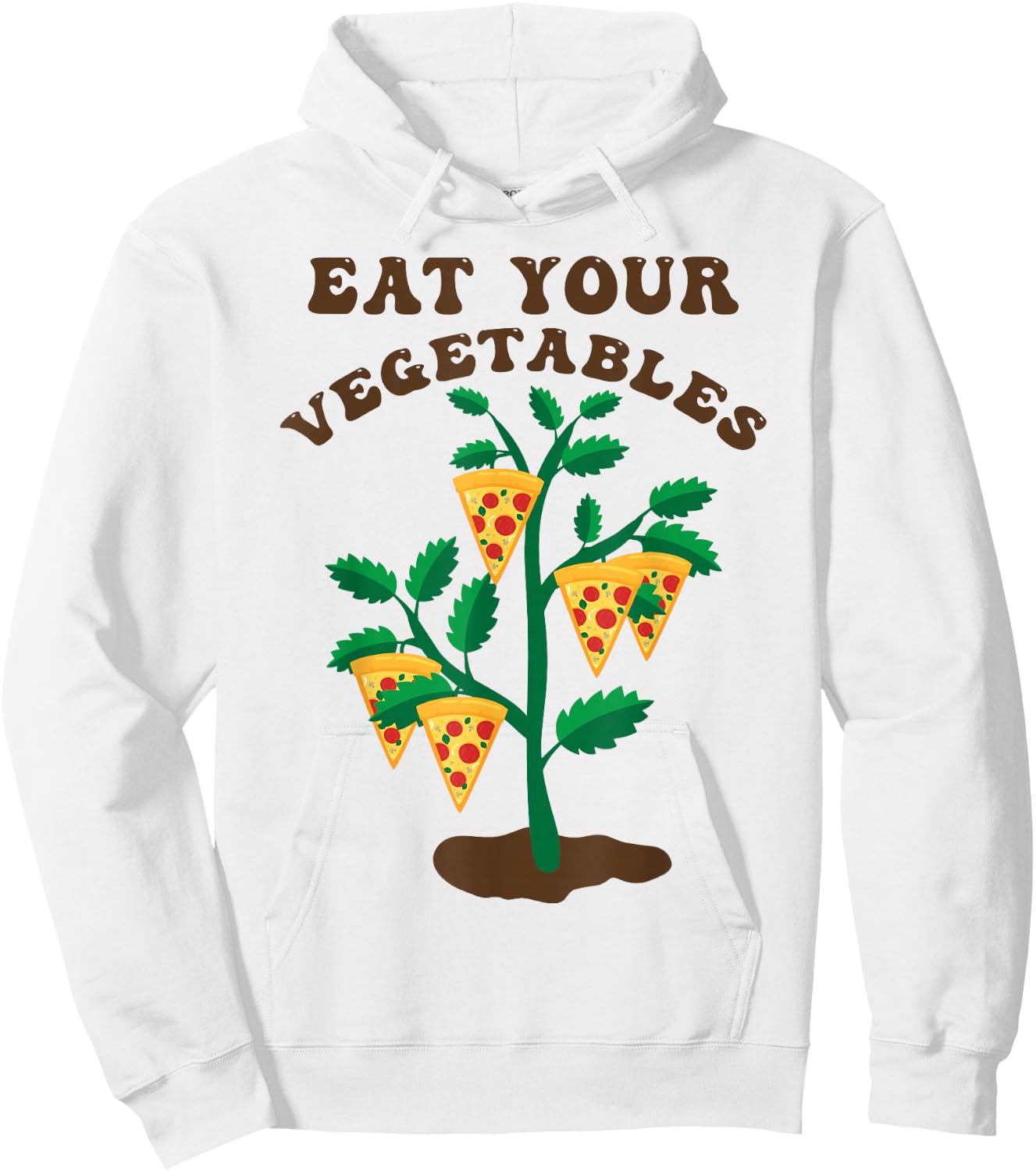 Pizza Hoodie - Hoodie | White