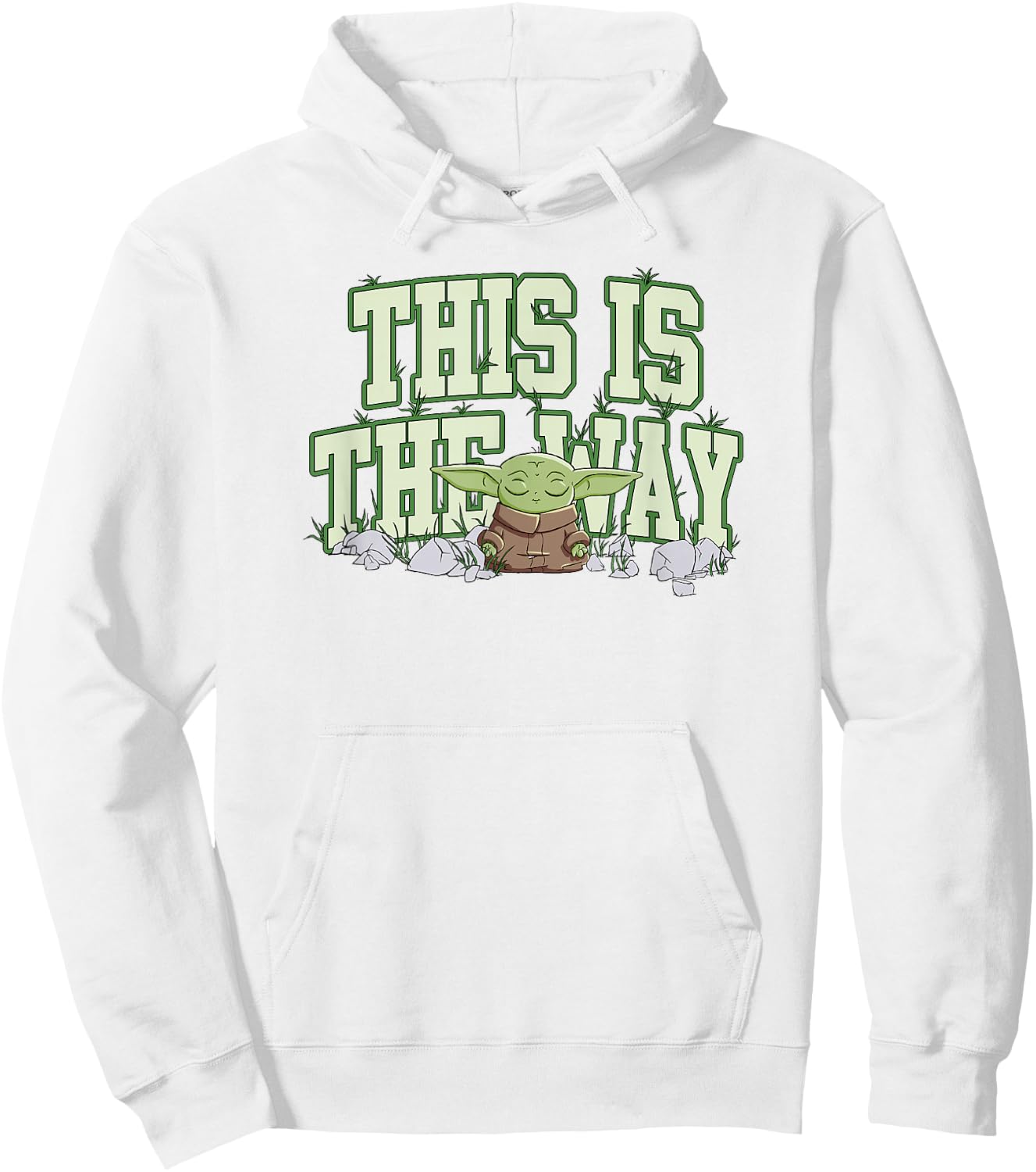 Star Wars: The Mandalorian This Is The Way Baby Yoda Hoodie - Hoodie | White