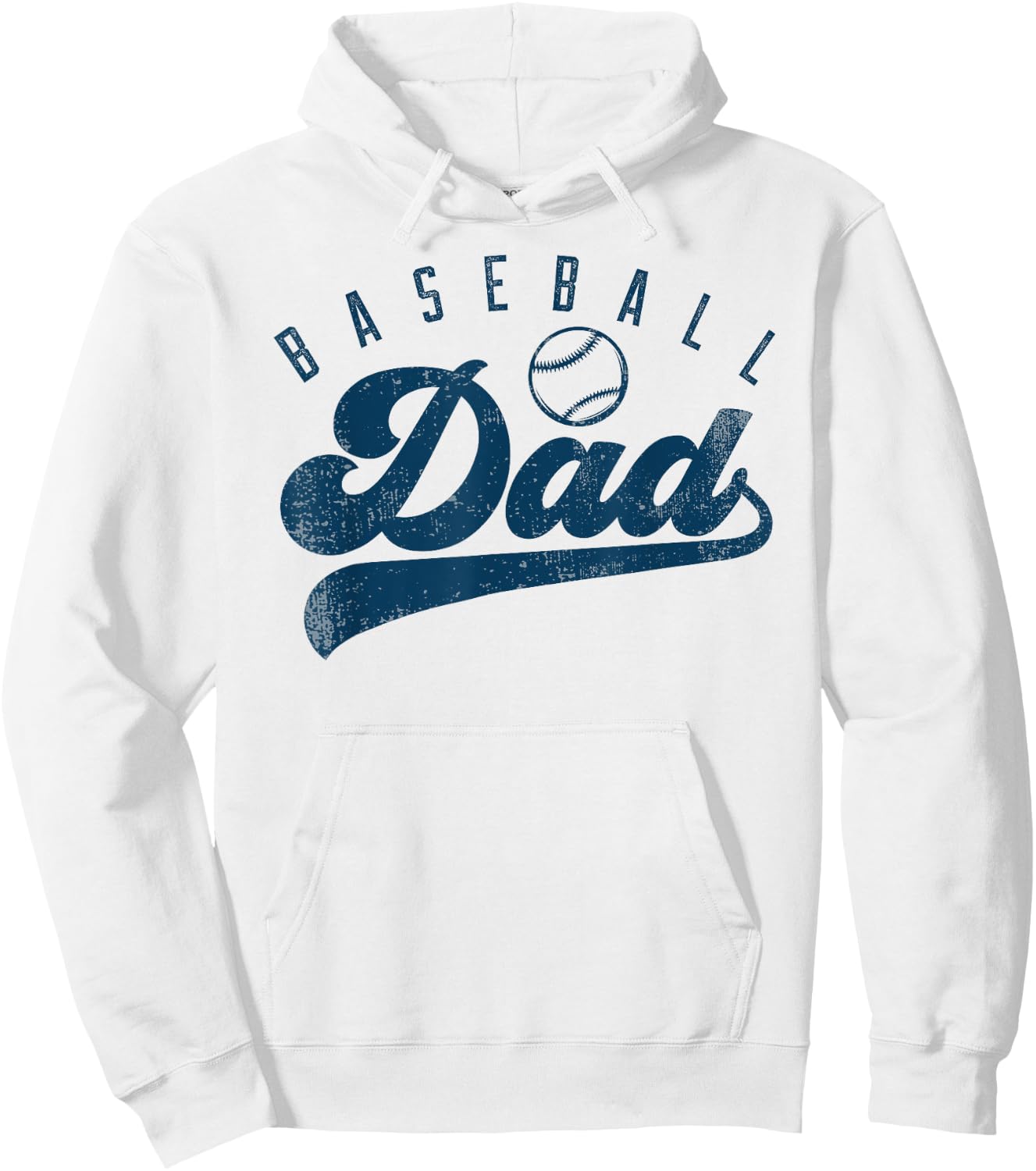 Baseball Dad Gifts Daddy Father's Day Hoodie - Hoodie | White