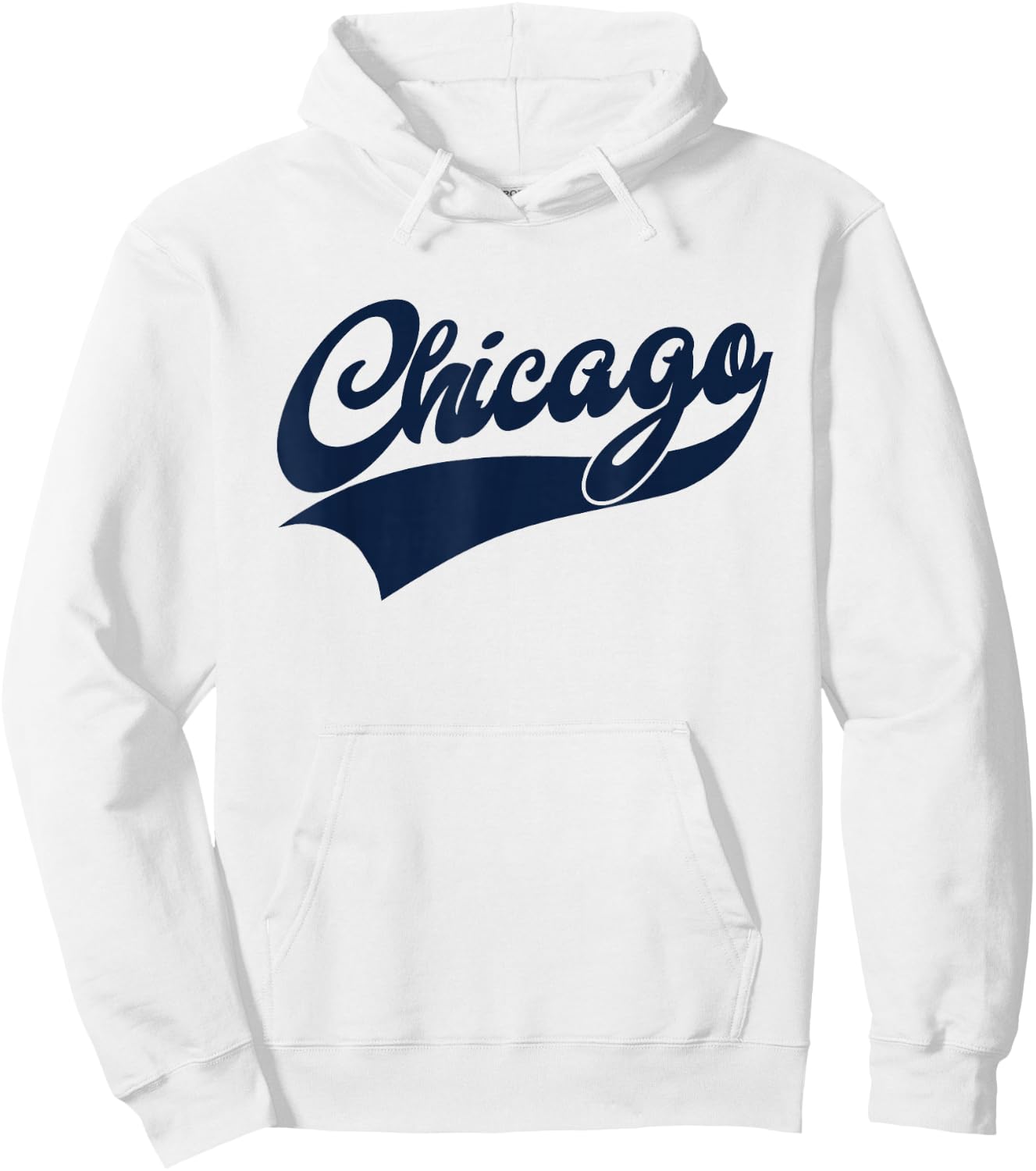 CHICAGO - Athletic Throwback Design - Classic Hoodie - Hoodie | White