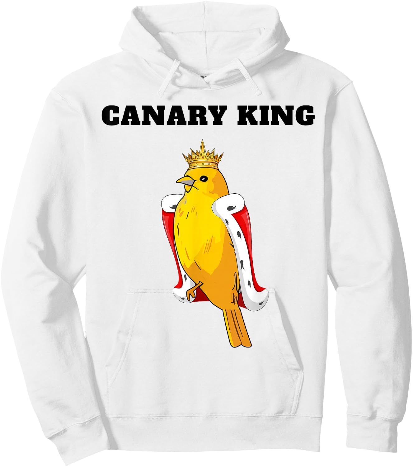 Canary King | Boys Canary Lover Design | Canary Hoodie - Hoodie | White