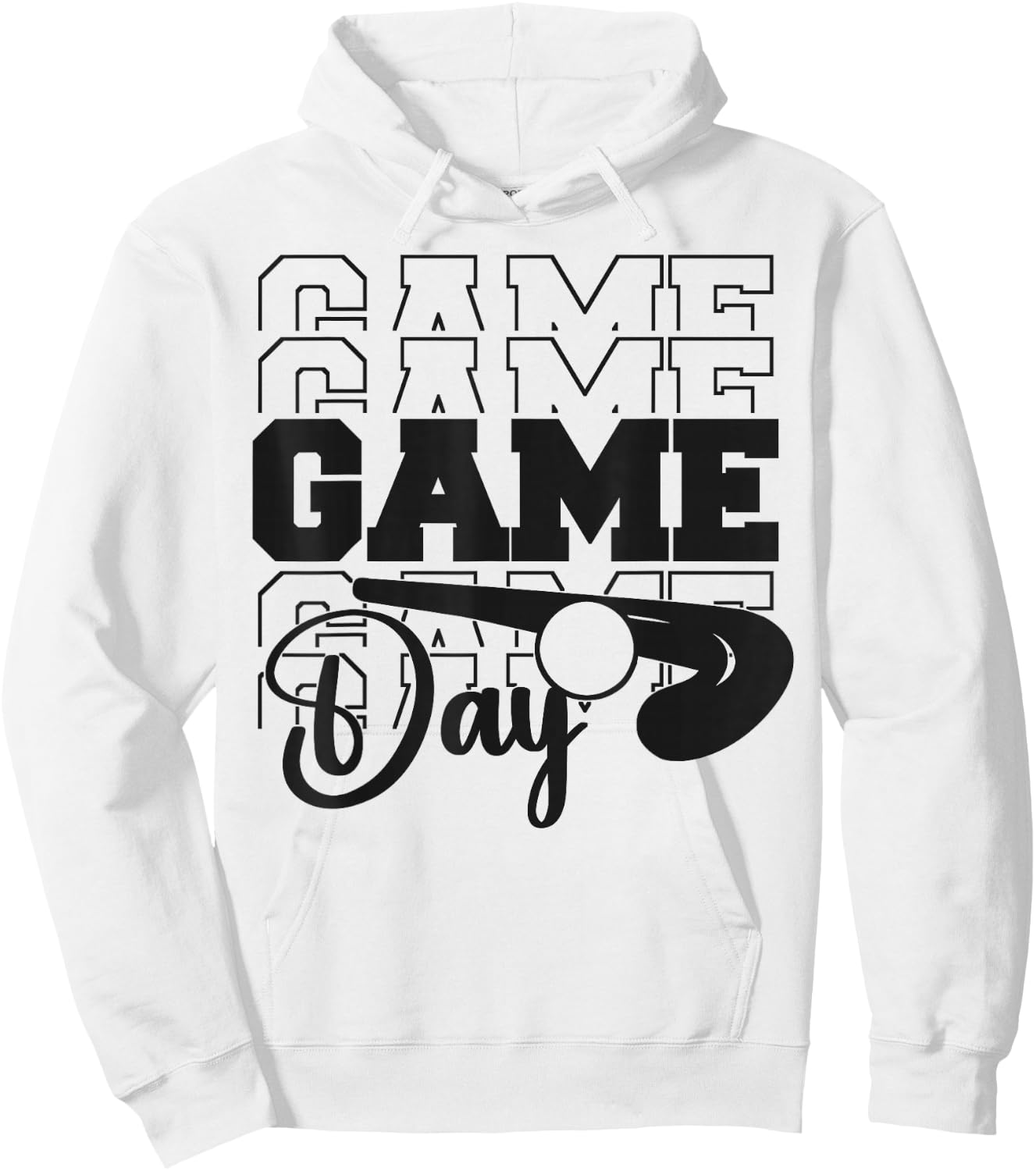 Field Hockey Game Day Hoodie - Hoodie | White