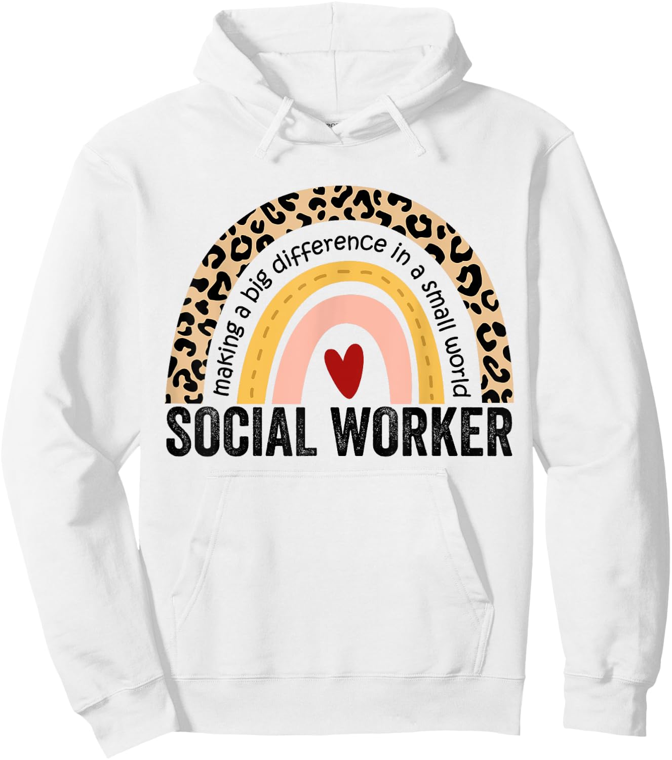 Social Worker Hoodie - Hoodie | White