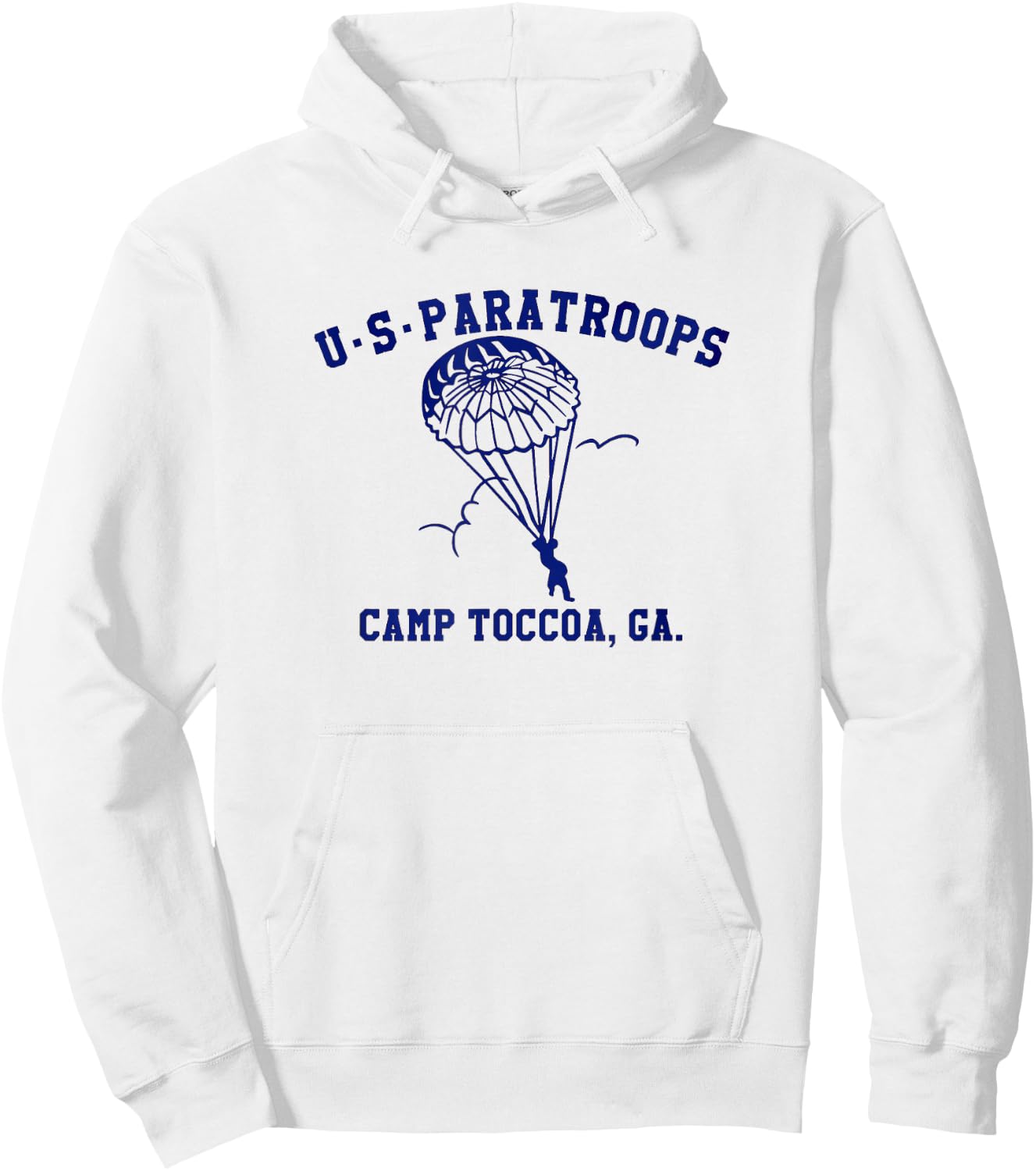 US Paratrooper Camp Toccoa WW2 Hoodie - Hoodie | White