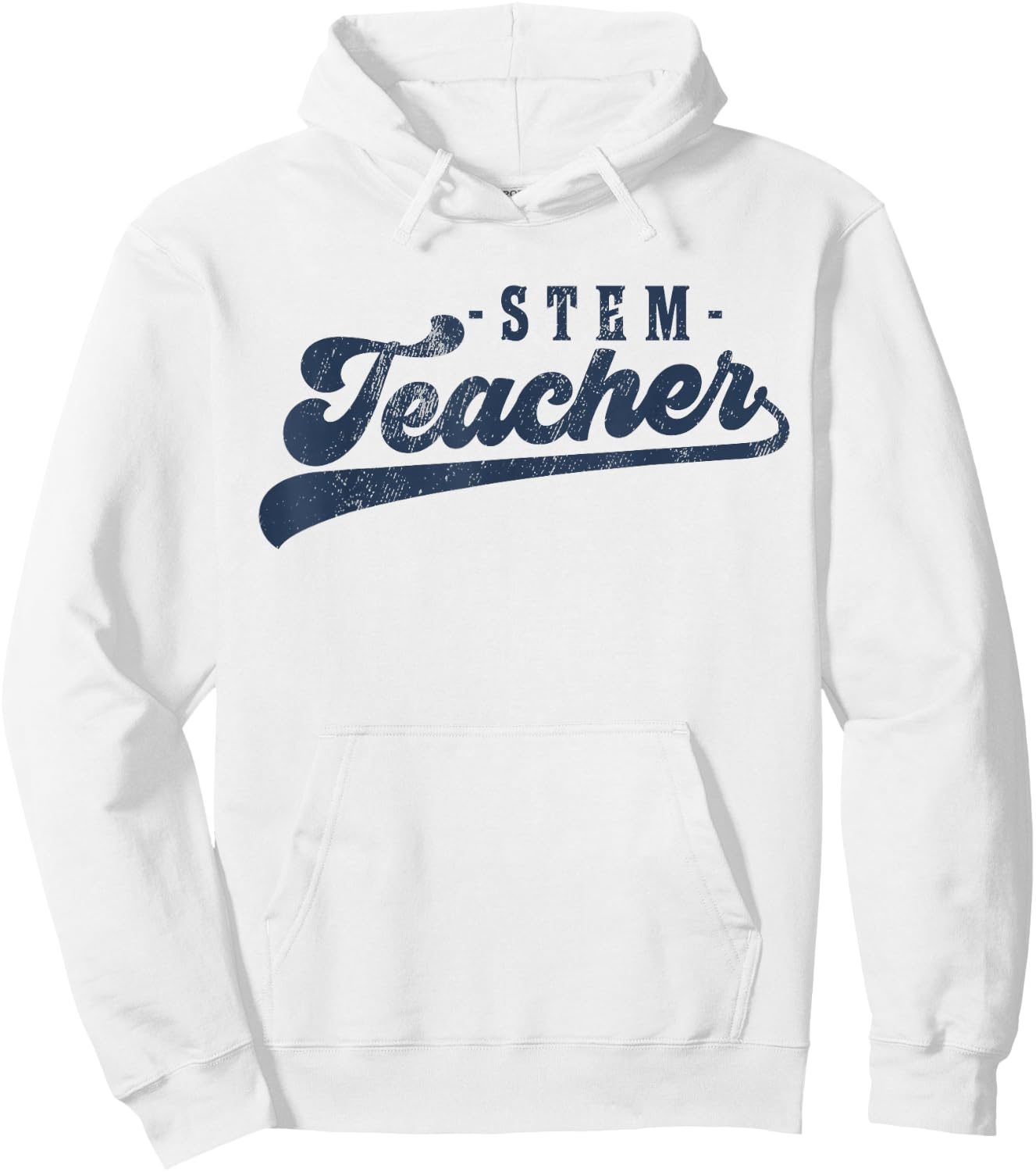 STEM Teacher Men Women Cute Vintage Graphic STEM Teacher Hoodie - Hoodie | White