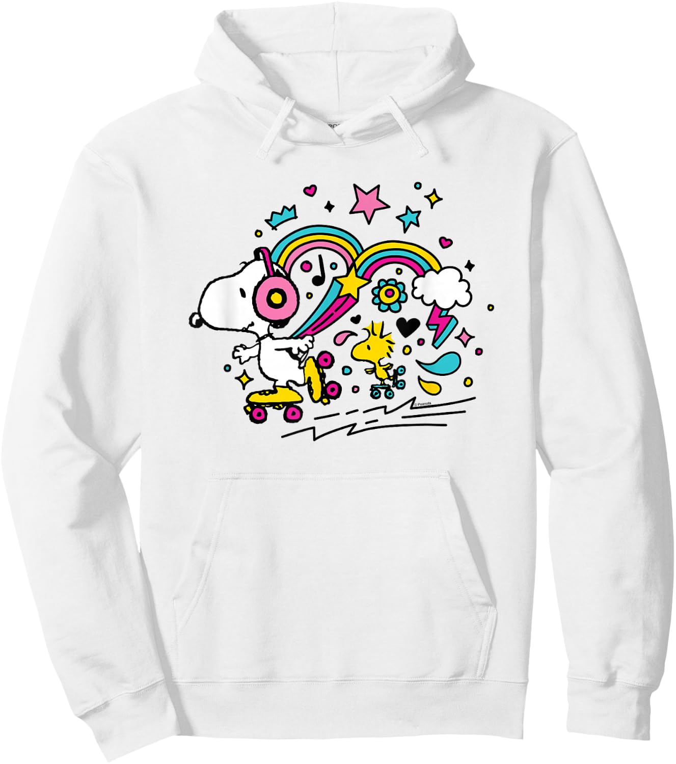 Peanuts - Snoopy Woodstock Hoodie - Hoodie | White