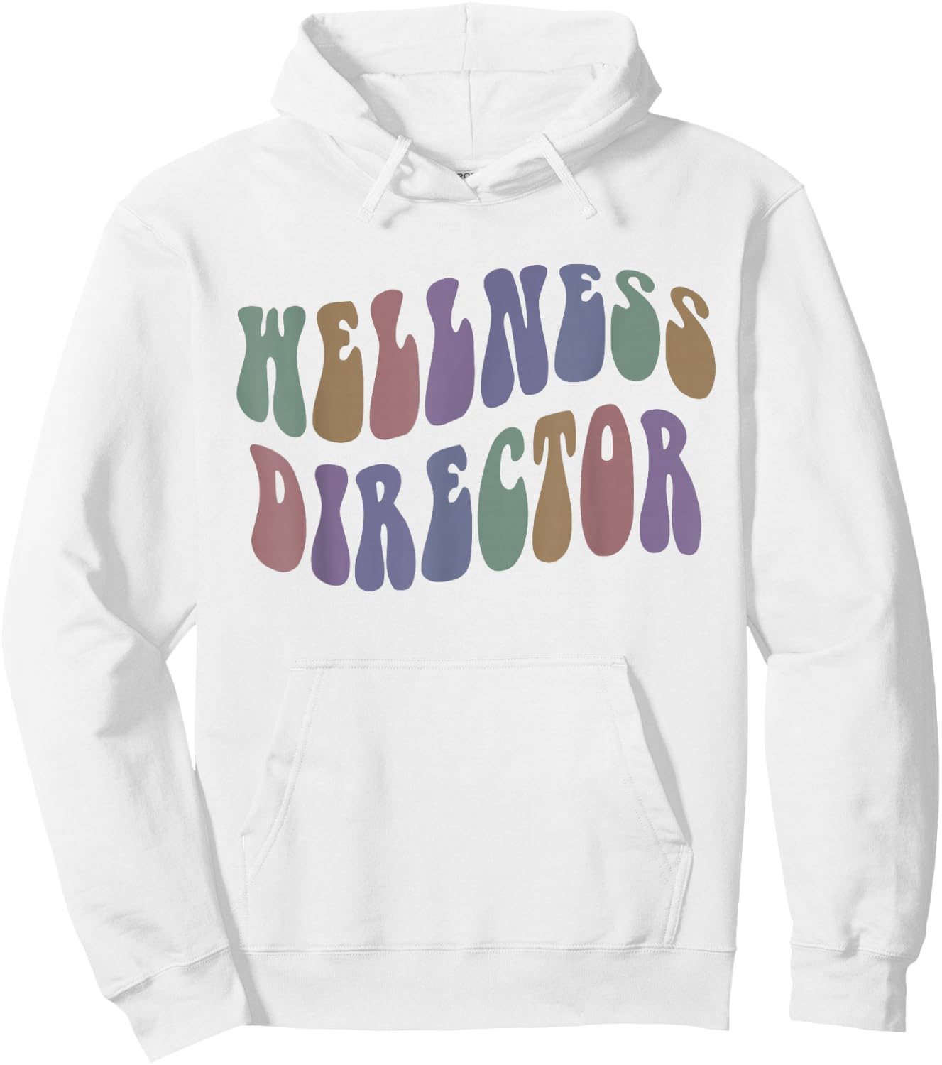 Groovy WELLNESS DIRECTOR Mental Health Trainer My Yoga Coach Hoodie - Hoodie | White