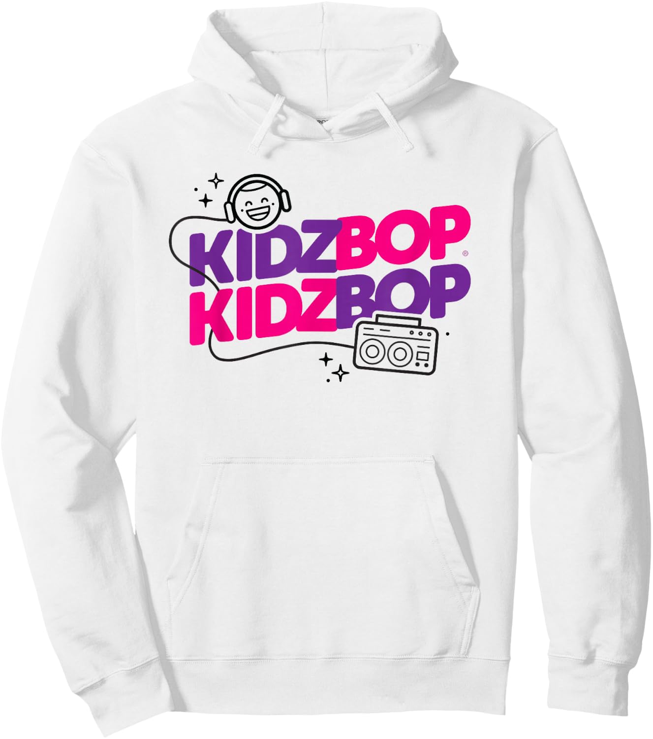 Kidz BOP - Ultimate Playlist Boombox Hoodie - Hoodie | White