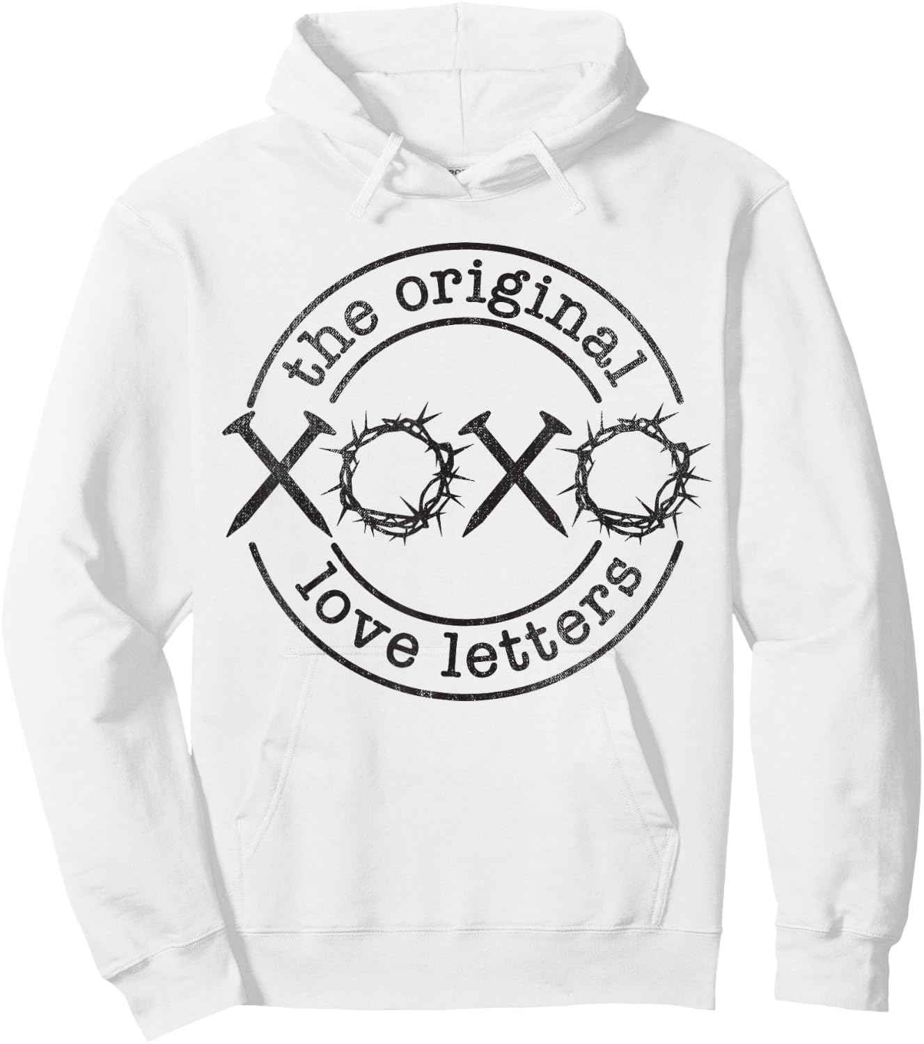 XoXo The Original Love Letters, Christian Easter Holiday Hoodie - Hoodie | White