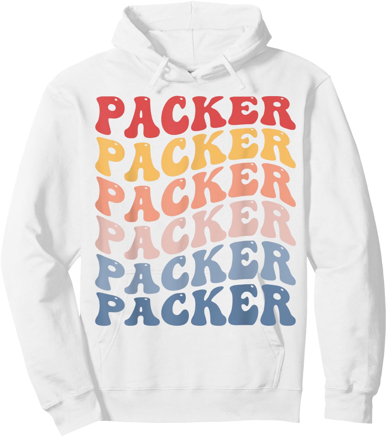 Packer Groovy Retro Hoodie - Hoodie | White