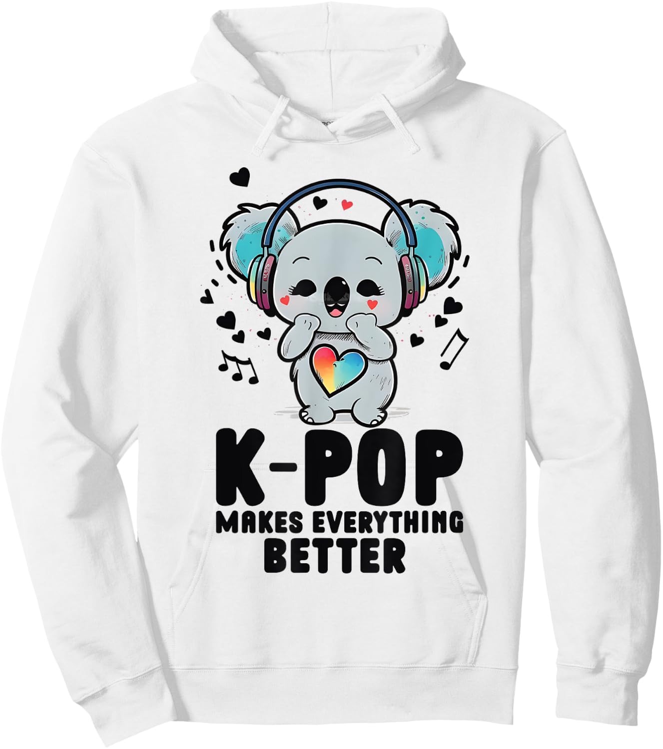 Kpop Bias Koala Pop Items Merch K-pop Merchandise Hoodie - Hoodie | White