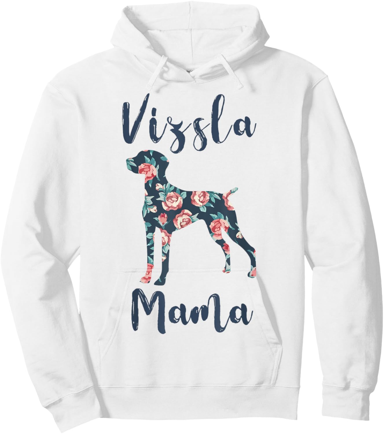 Vizsla Mom Shirt Women Vizsla Mama Mother Day Dog Lover Gift Hoodie - Hoodie | White