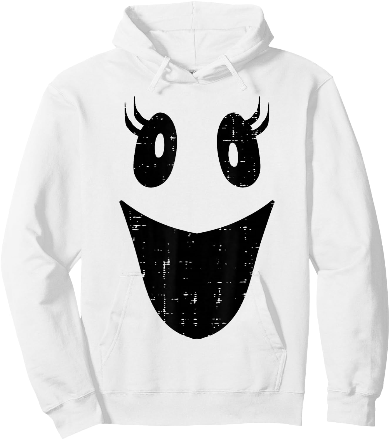 Ghost Cute DIY Halloween Costume Girls Women Kids Teens Hoodie - Hoodie | White