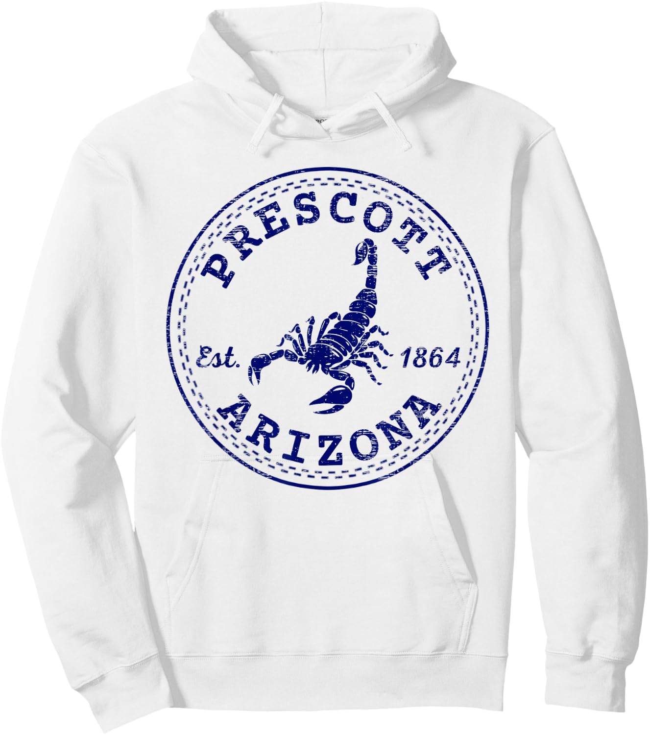 Prescott Arizona Vintage Hoodie - Hoodie | White