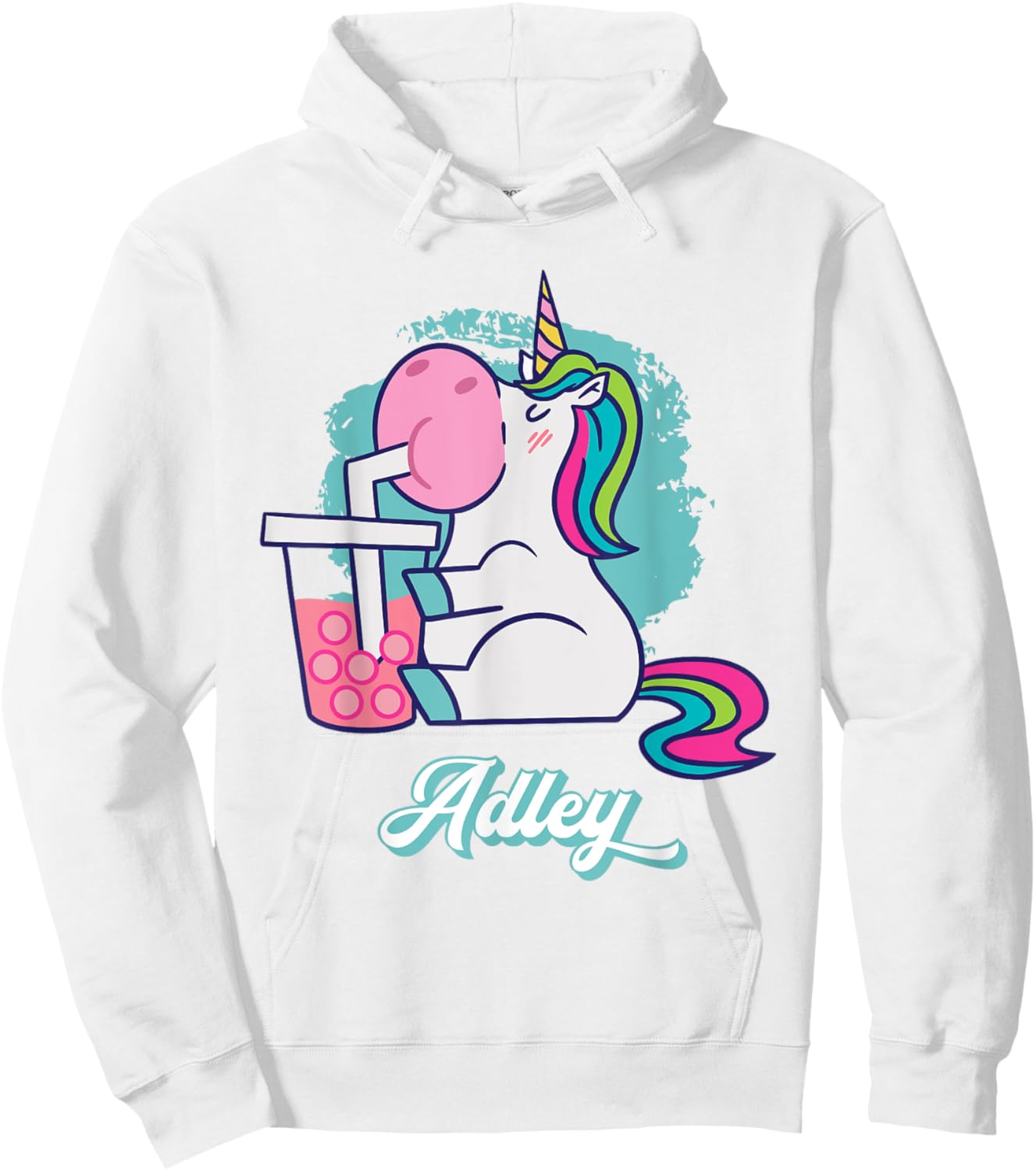 Adley Merch Unicorn Design Hoodie - Hoodie | White