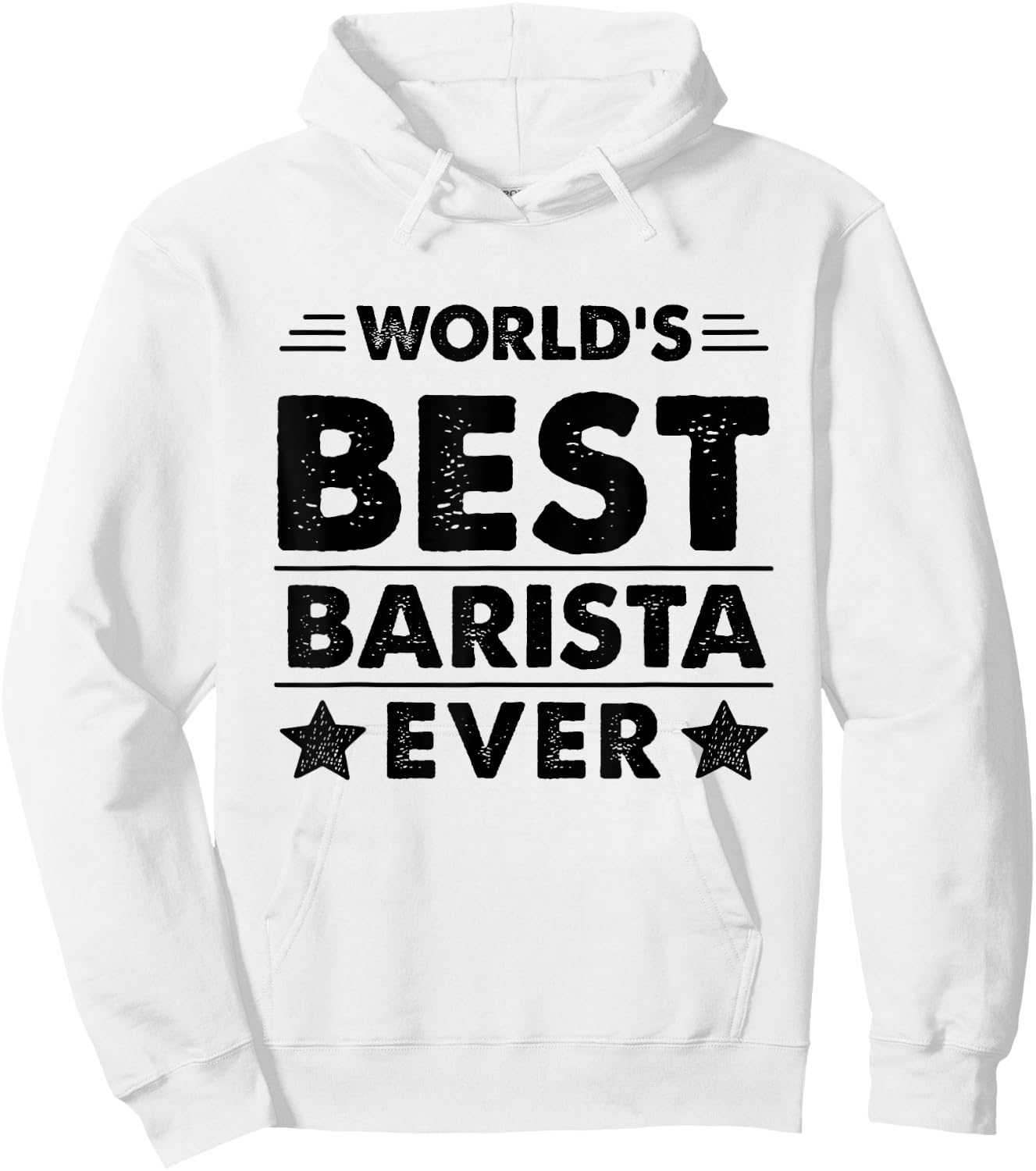 World's Best Barista Ever Hoodie - Hoodie | White