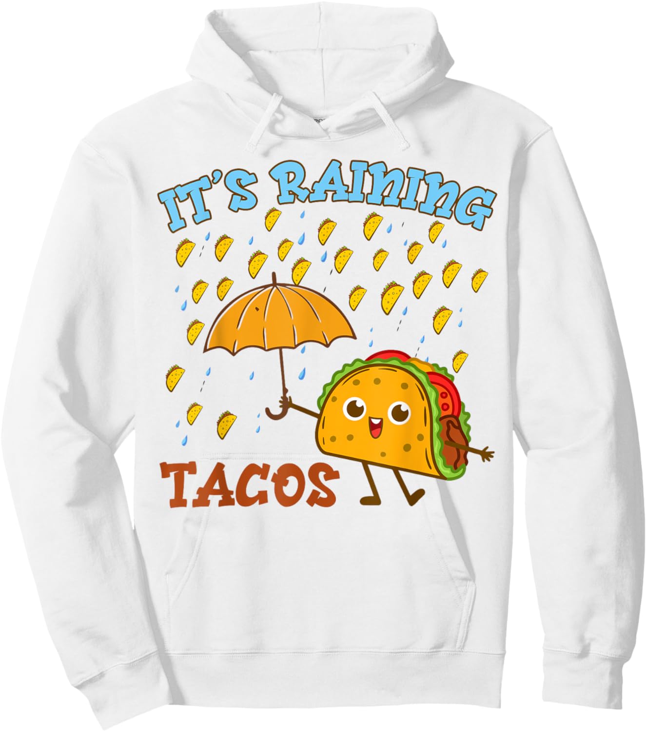 Its Raining Tacos Cinco De Mayo Funny Mexican Boy Toddler Hoodie - Hoodie | White
