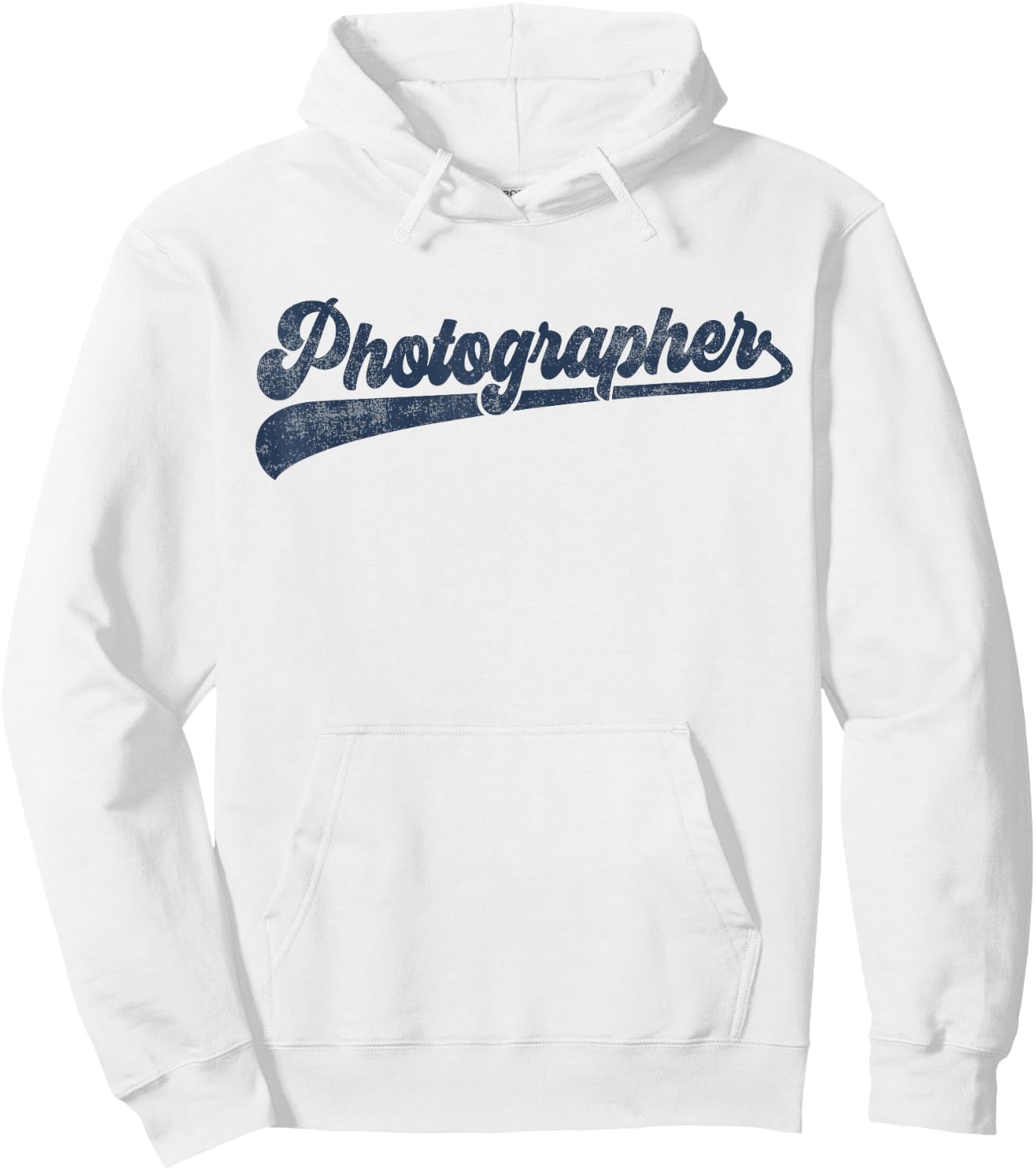 Photographer Cute Vintage Graphic Hoodie - Hoodie | White