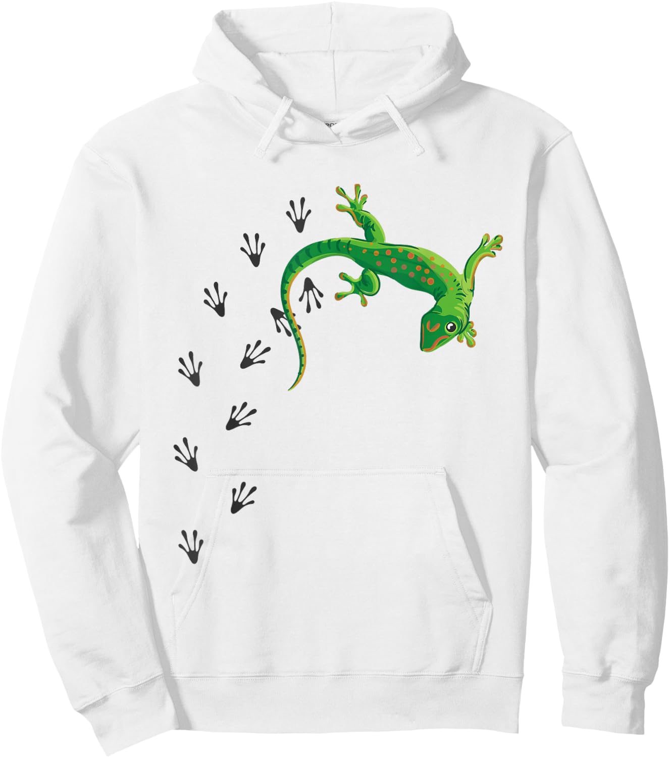 Cool Lizard Herpetology Reptile Lover Funny Lizard Design Hoodie - Hoodie | White