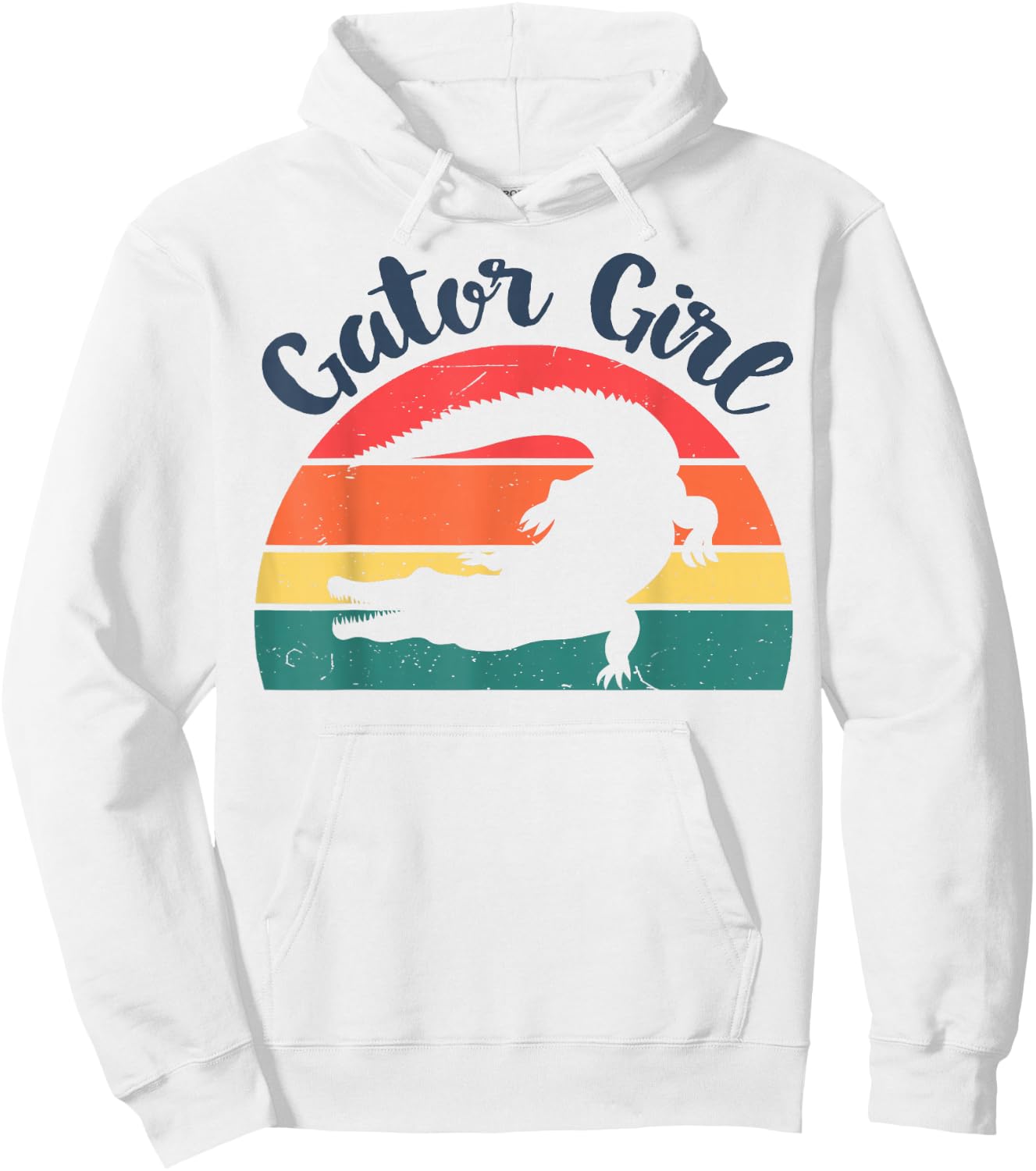 Retro Gator Girl Women Toddler See You Later Gator Alligator Hoodie - Hoodie | White