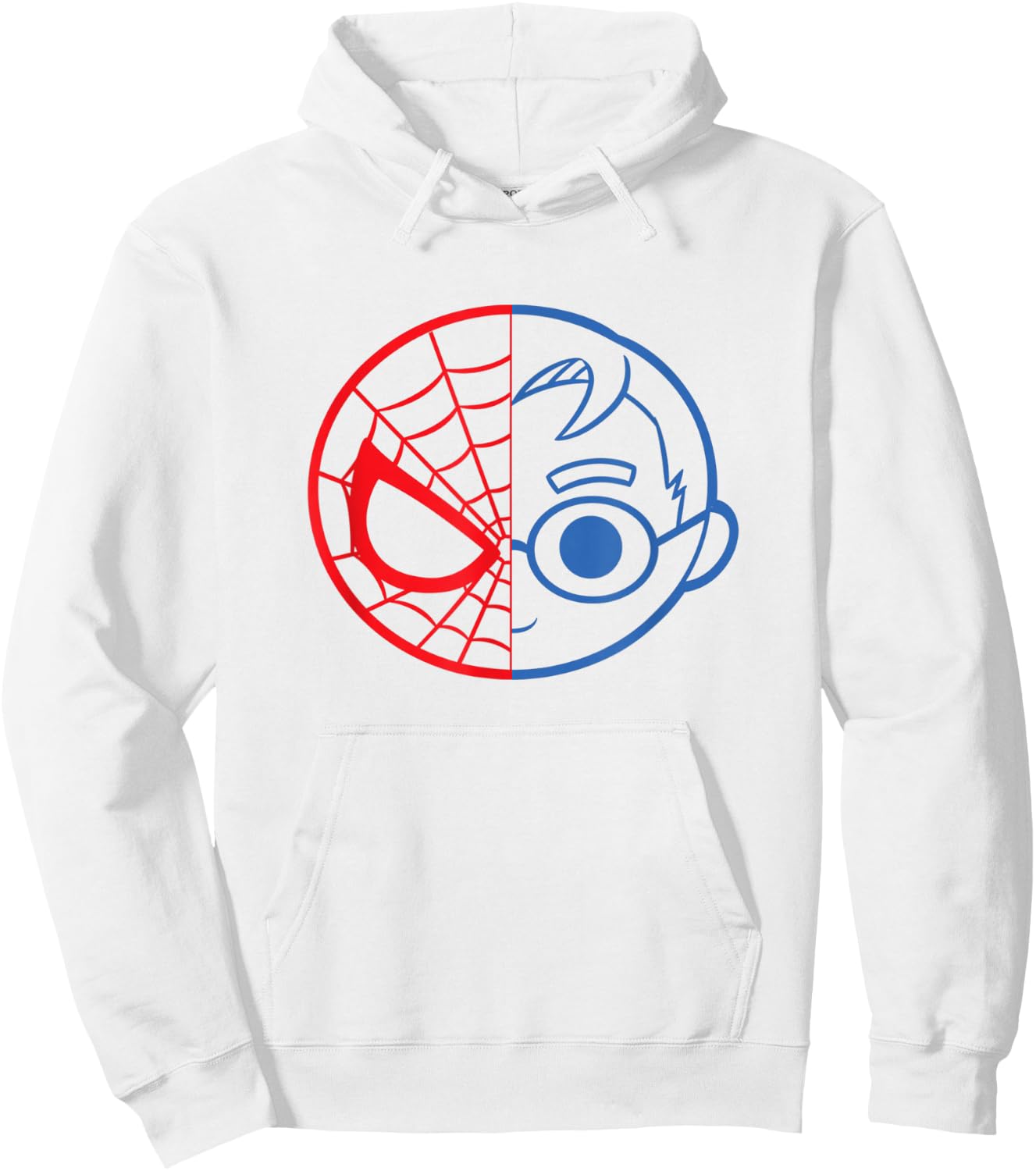 Marvel Comics Retro Classic Spider-Man Peter Parker Chibi Hoodie - Hoodie | White
