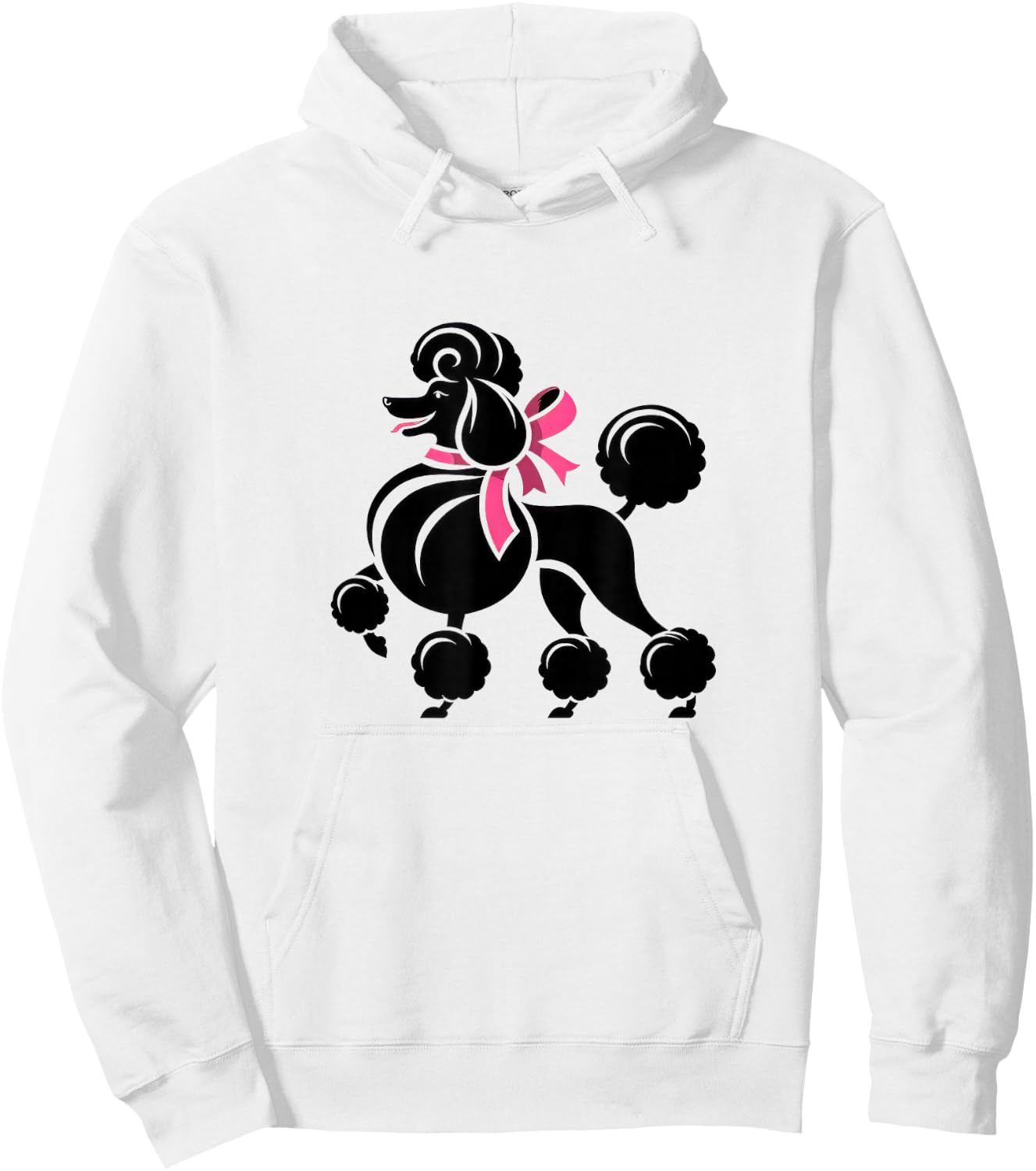 Sock Hop Cutie 50's Costume Big Poodle 1950's Party Cute Hoodie - Hoodie | White
