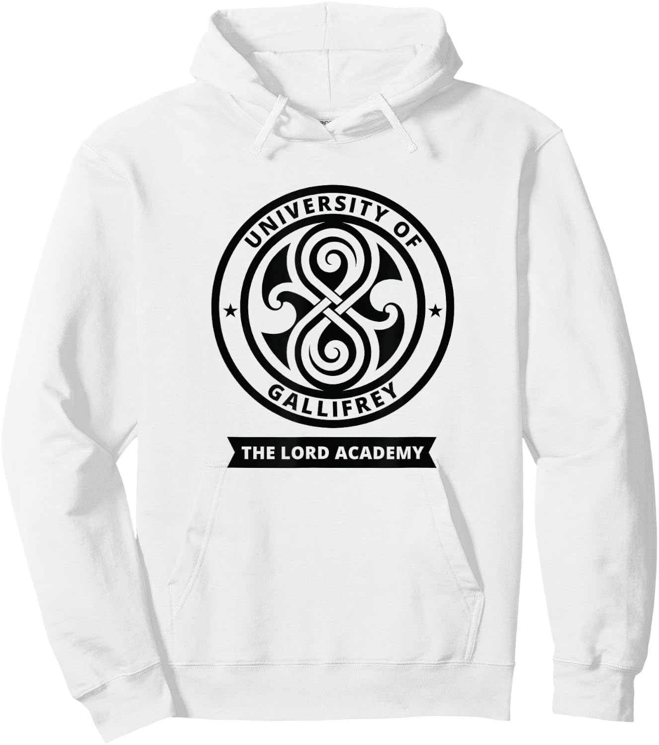 University of Gallifrey Science Fiction Sci-Fi Fan Hoodie - Hoodie | White