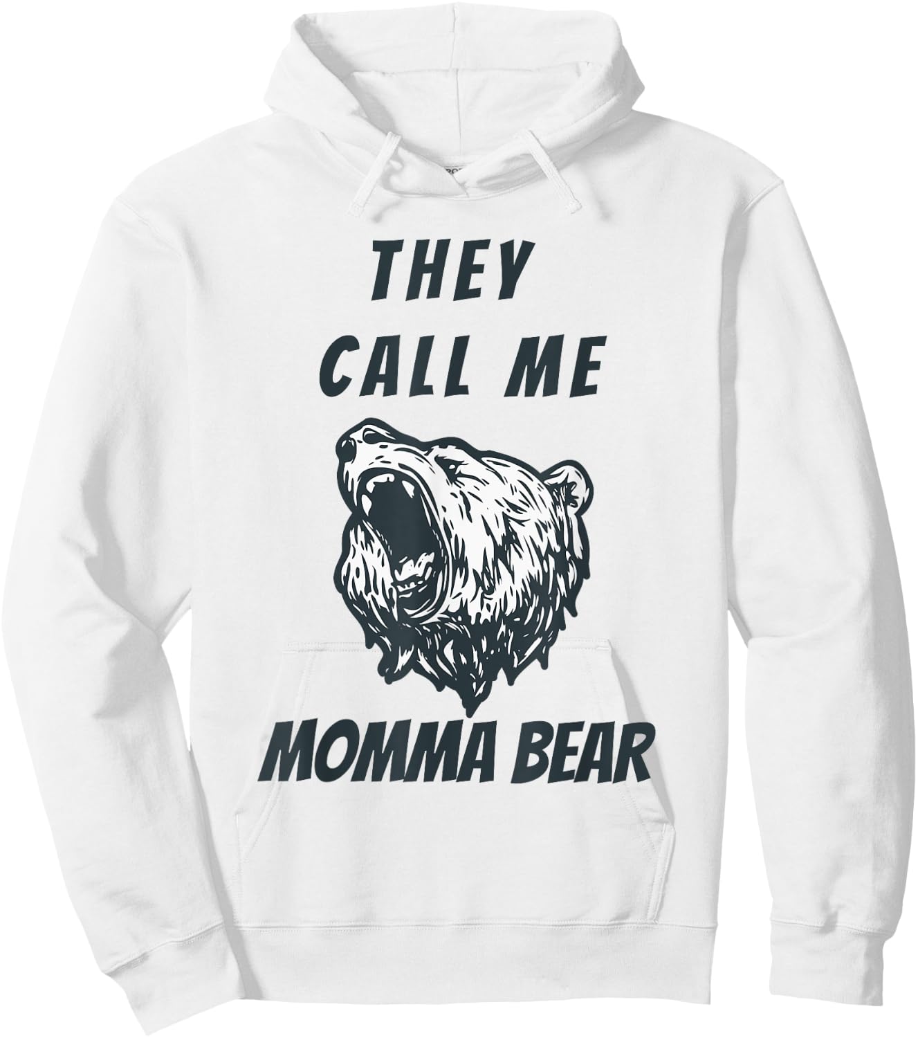Mother's Day Gift Momma Bear Wife Grandmother Aunt Lady Hoodie - Hoodie | White