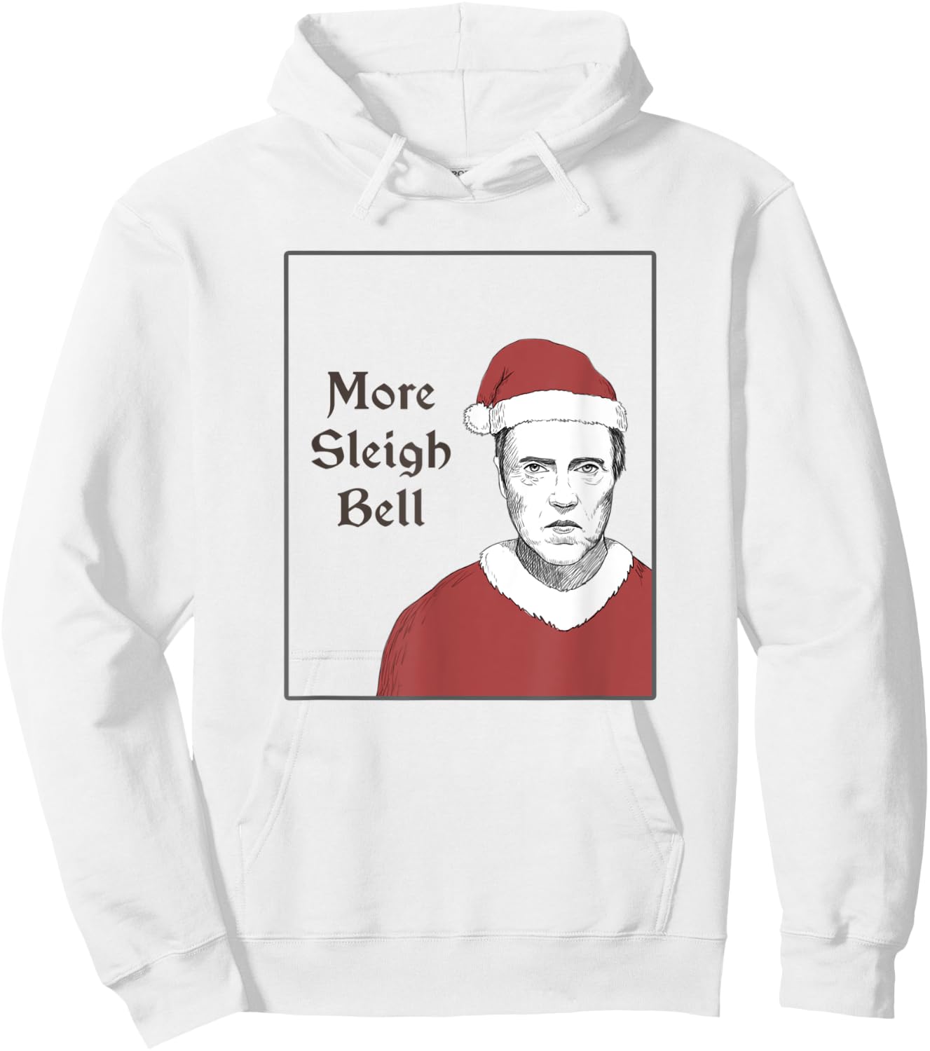 More Sleigh Bell Cowbell Parody Hoodie - Hoodie | White