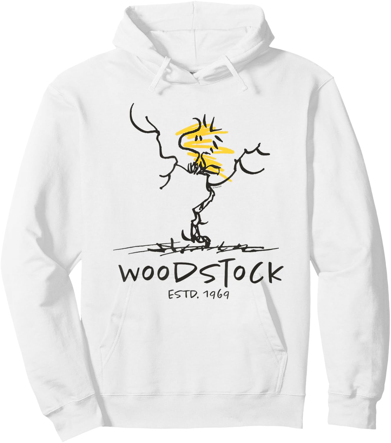 Peanuts - Woodstock Estd Hoodie - Hoodie | White