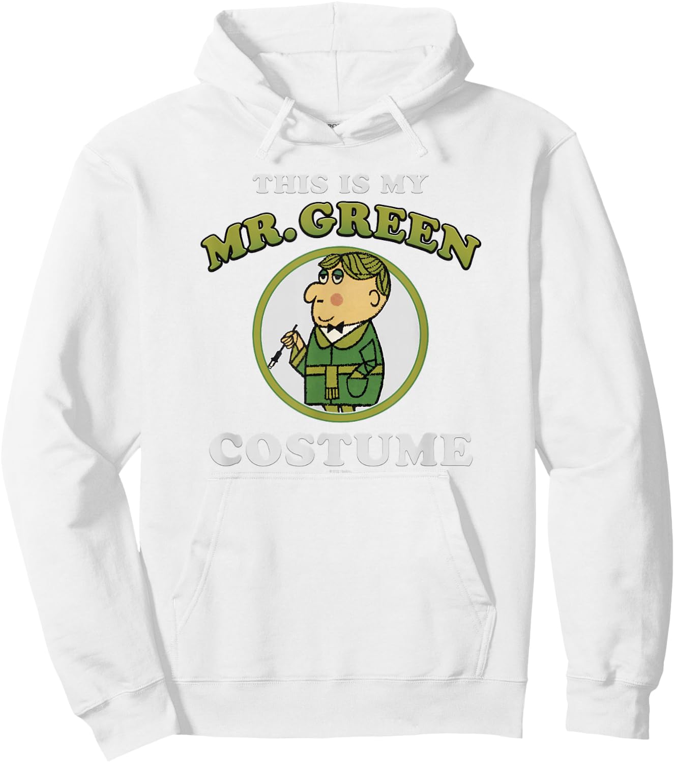 Clue This Is My Mr. Green Costume Hoodie - Hoodie | White