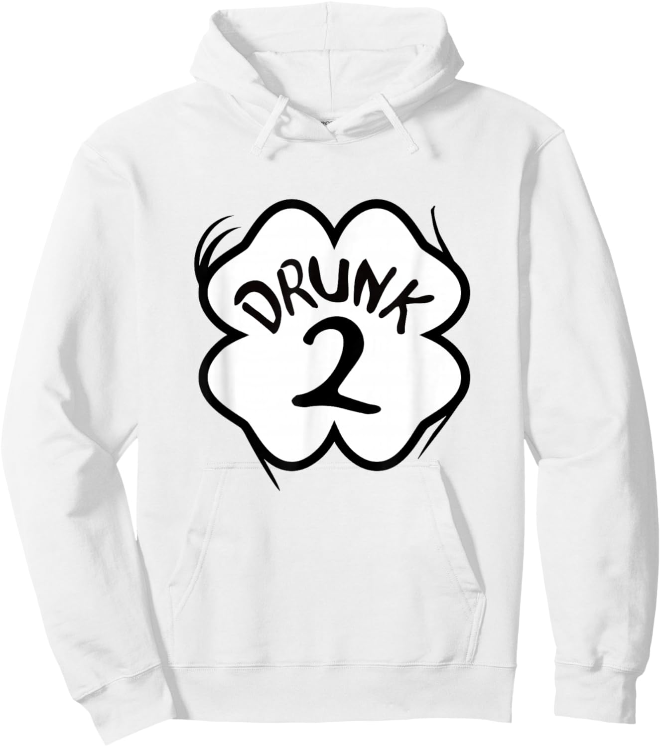 Drunk 2 St Pattys Day Green Drinking Team Group Matching Hoodie - Hoodie | White
