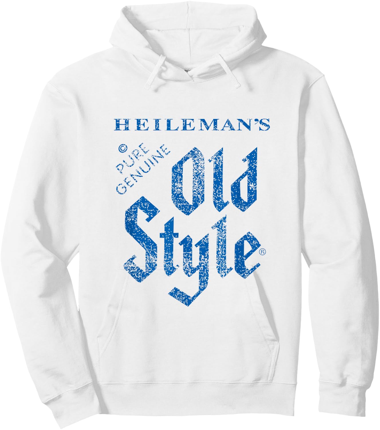 Old Style Beer Vintage Style - Blue Hoodie - Hoodie | White