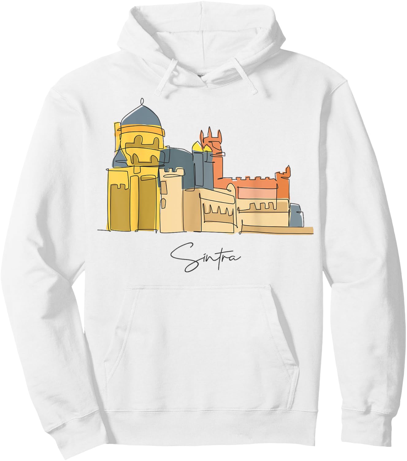 Europe Portugal Lisbon Sintra Portuguese Vacation Souvenir Hoodie - Hoodie | White