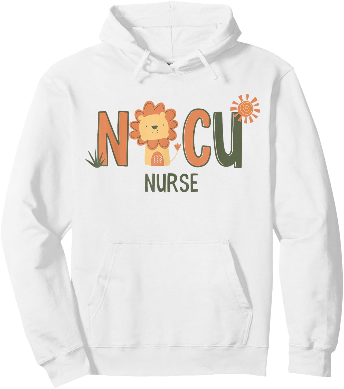 Groovy NICU Nurse ICU Neonatal Team Tiny Humans For Hoodie - Hoodie | White