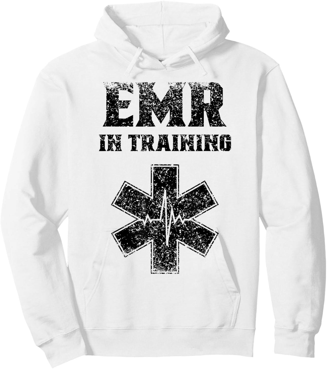 Emergency Medical Responder In Training Emr Emt Ambulance Hoodie - Hoodie | White