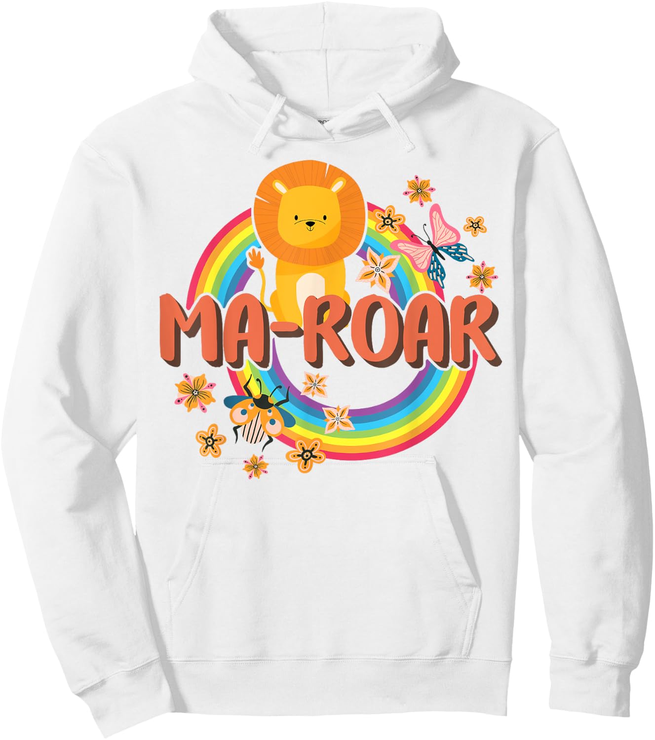 Ma-Roa Pesach Jewish Holiday Seder Passover Kid toddler Lion Hoodie - Hoodie | White