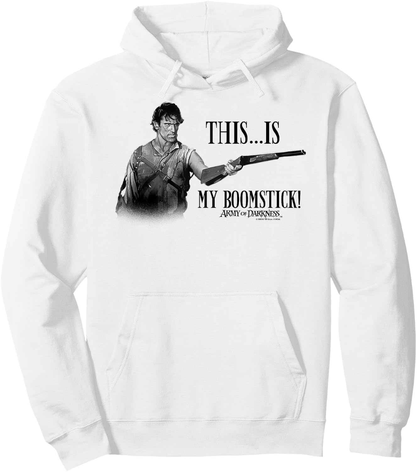 Army of Darkness Boomstick! Hoodie - Hoodie | White