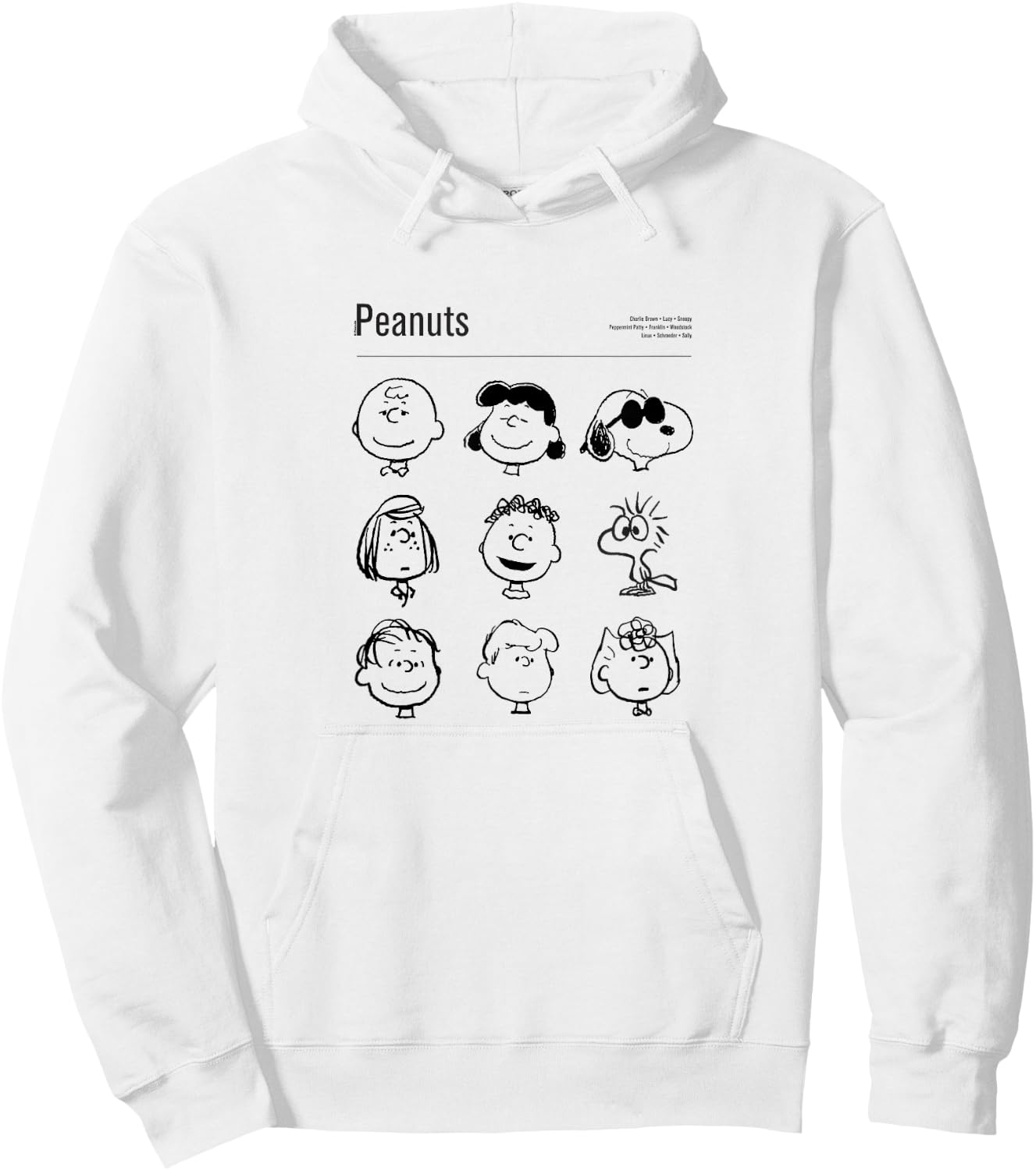 Peanuts - Snoopy & Friends Hoodie - Hoodie | White