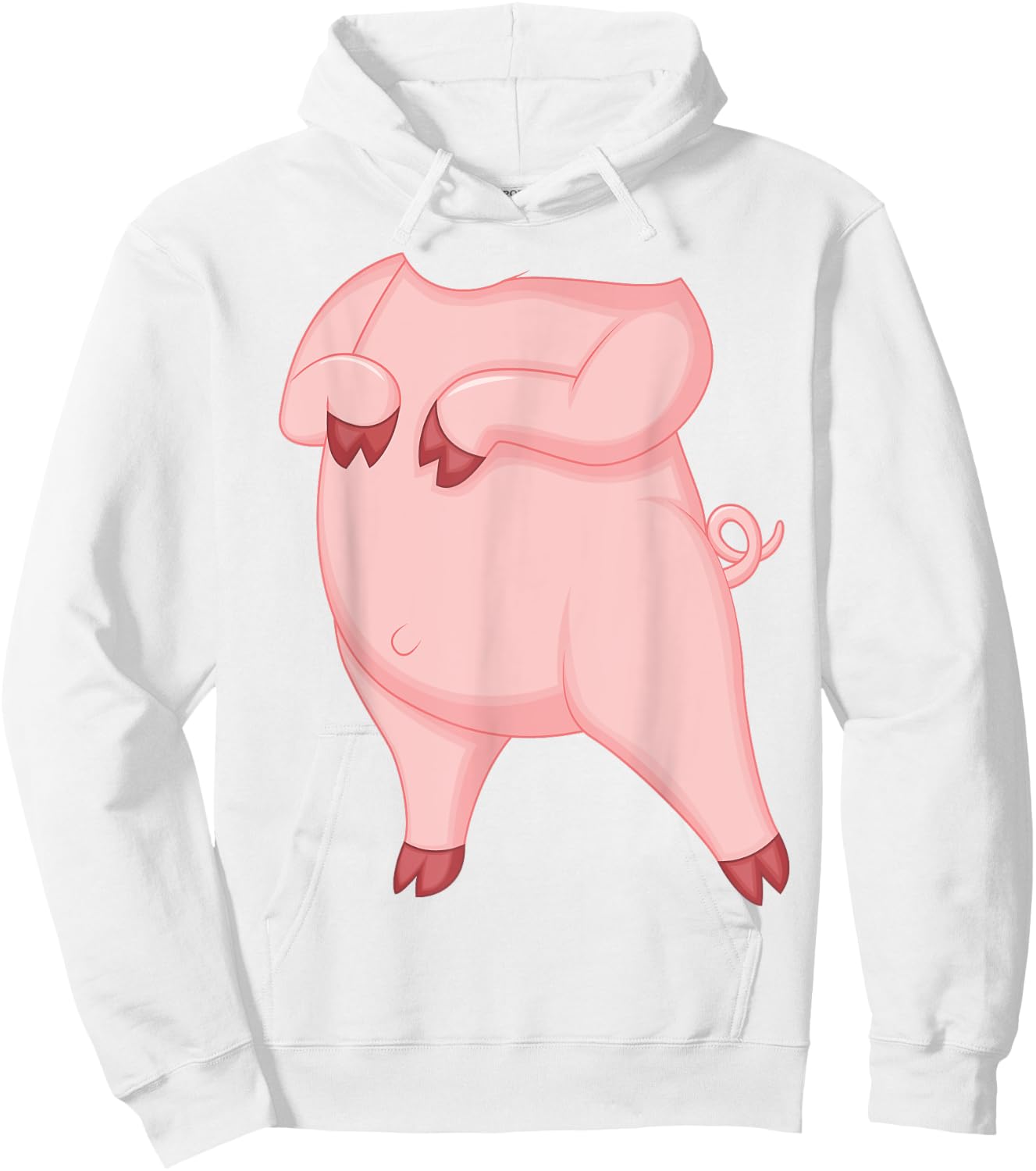 Pig Shirt Adult Kids Men Women Pig Costume Hoodie - Hoodie | White