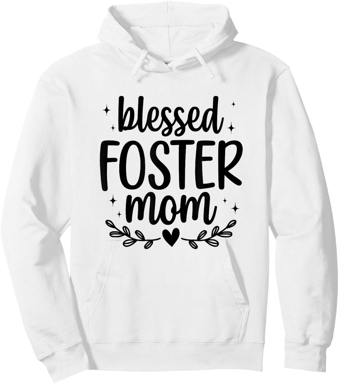 Blessed Foster Mom Foster Parent Foster Mama Hoodie - Hoodie | White