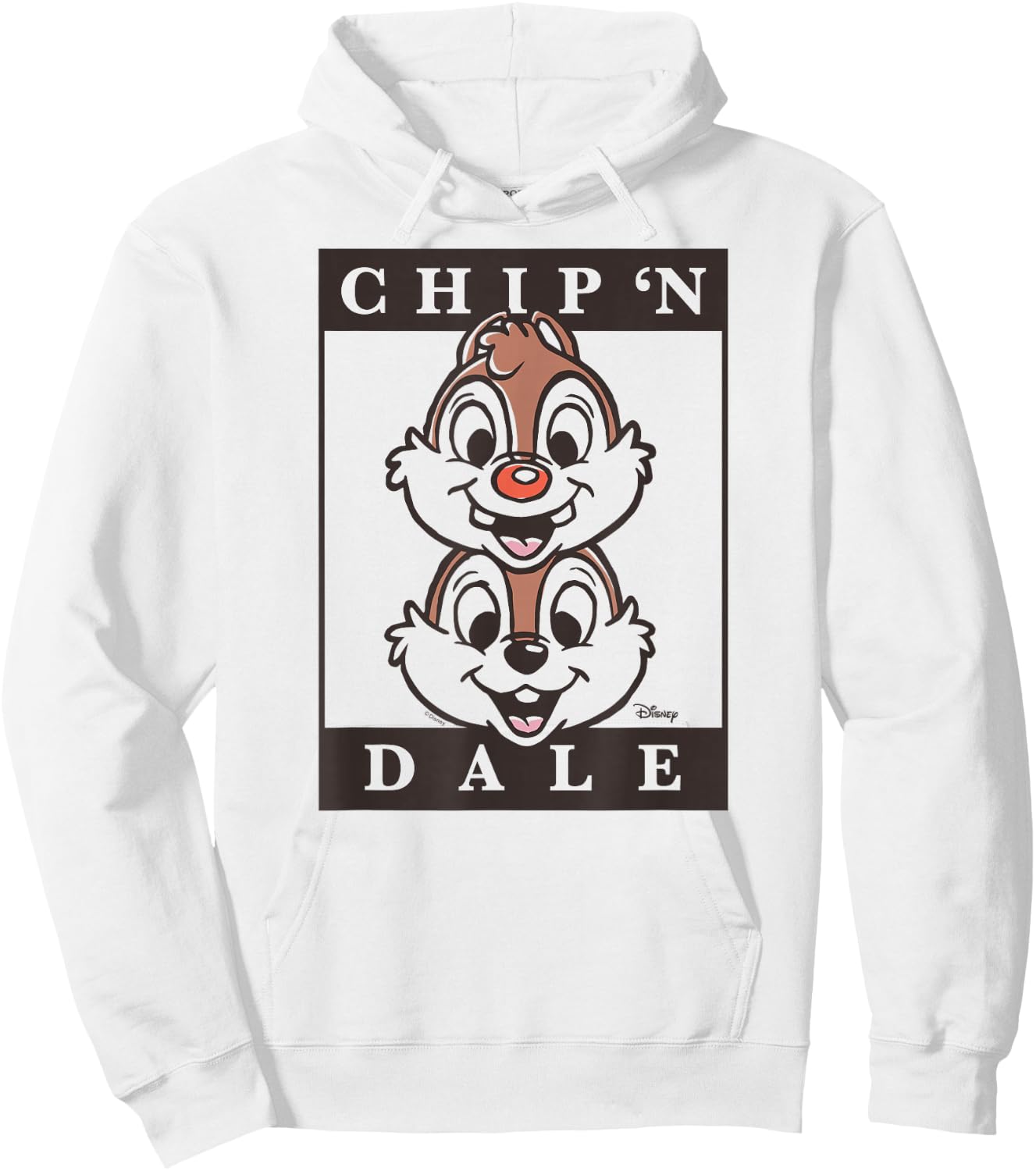 Chip 'N Dale Rescue Rangers - Type Block Hoodie - Hoodie | White