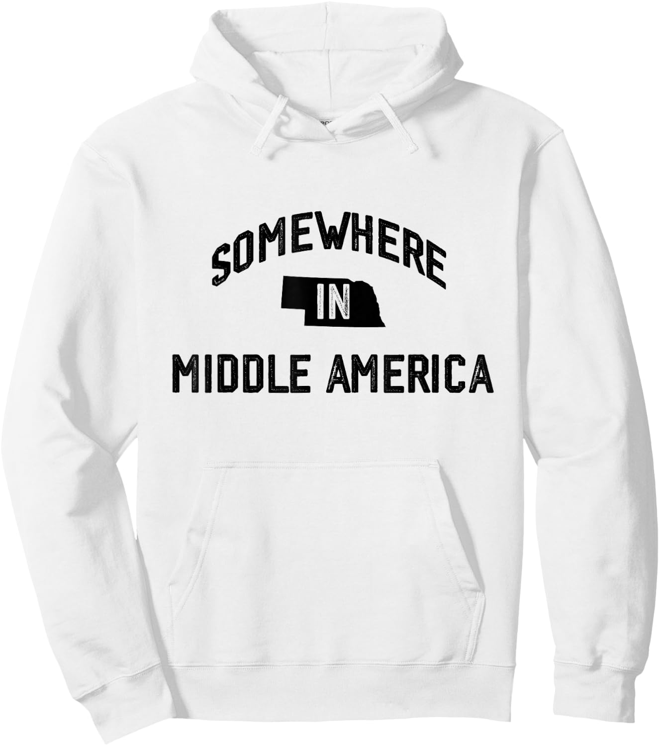 Somewhere in Middle America - Auggie Lamb Hoodie - Hoodie | White