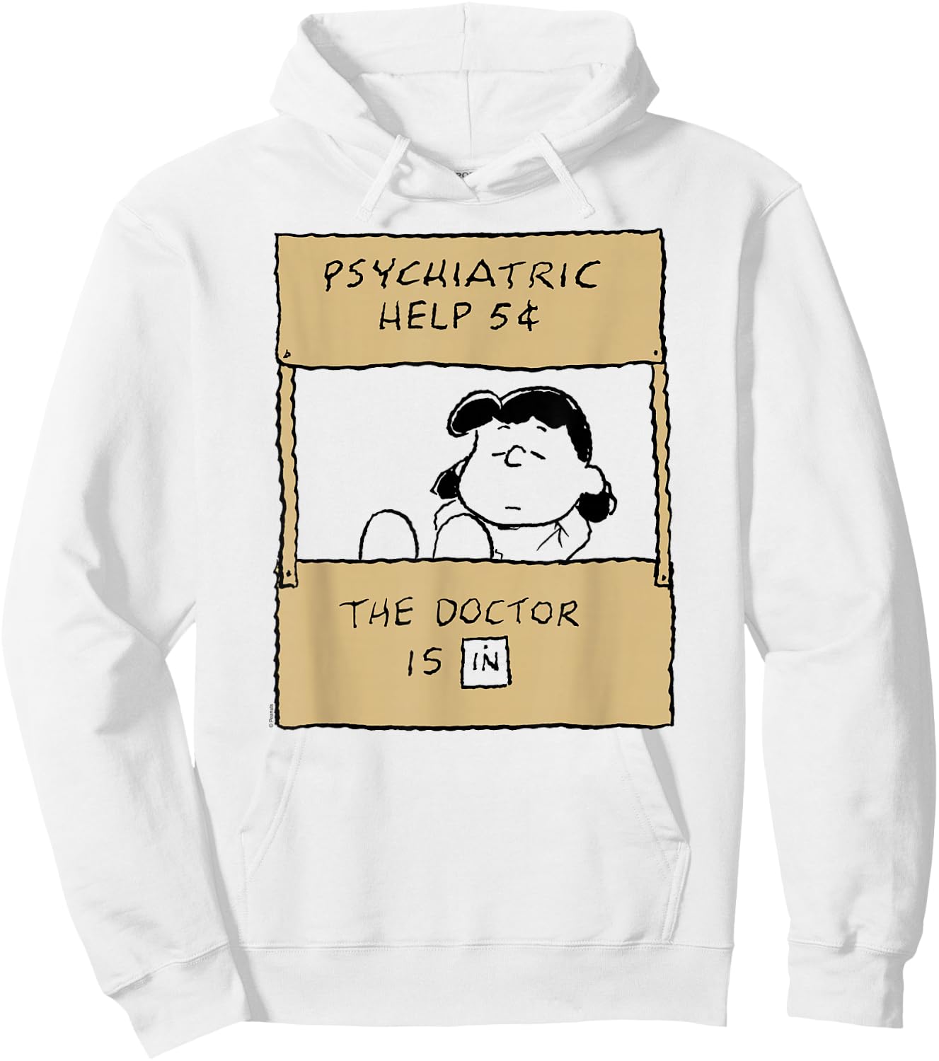 Peanuts - Lucy Doctor is in Hoodie - Hoodie | White