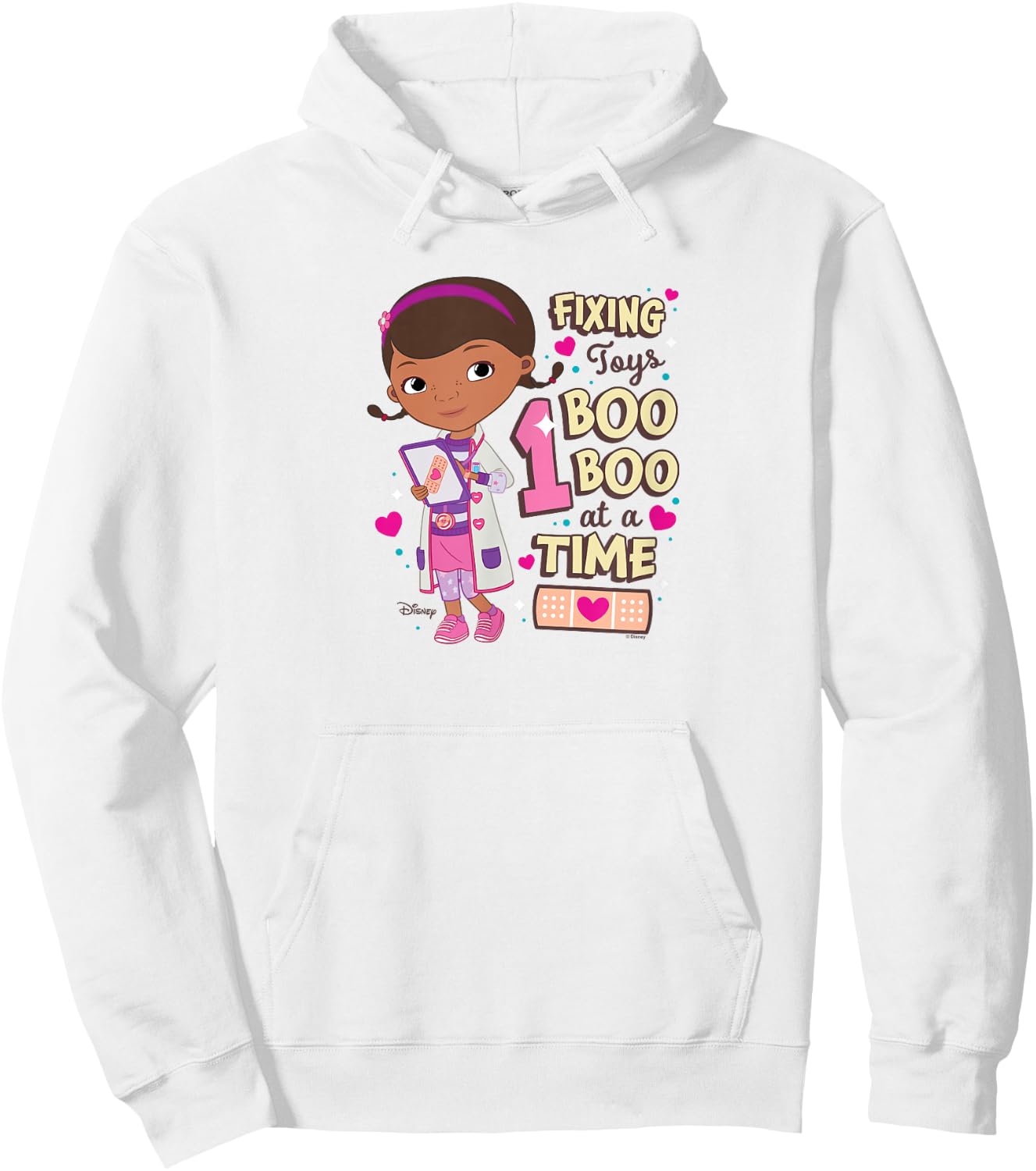 Disney Doc Mc Stuffins - Fixing Toys One Boo Boo At A Time Hoodie - Hoodie | White