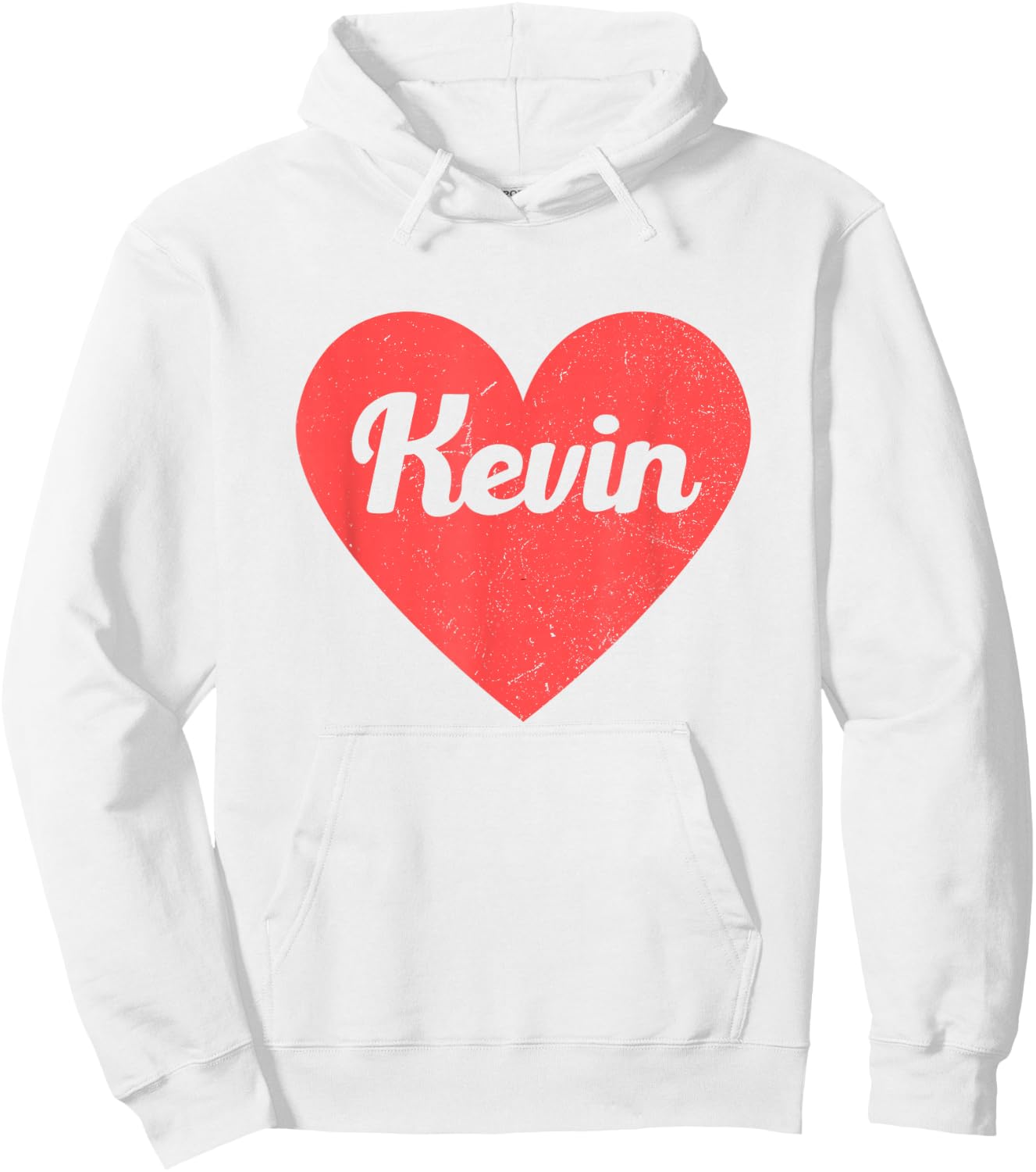 I Heart Kevin - First Names and Hearts, I Love Kevin Hoodie - Hoodie | White