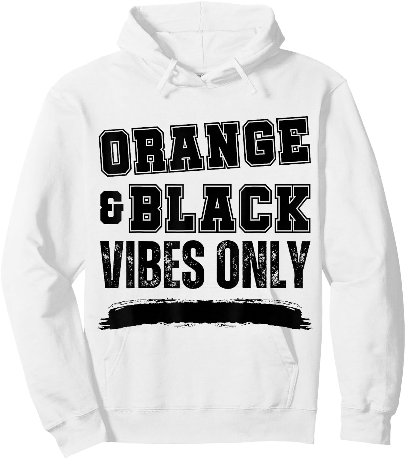 Orange and Black Game Day, Orange Game Day Hoodie - Hoodie | White