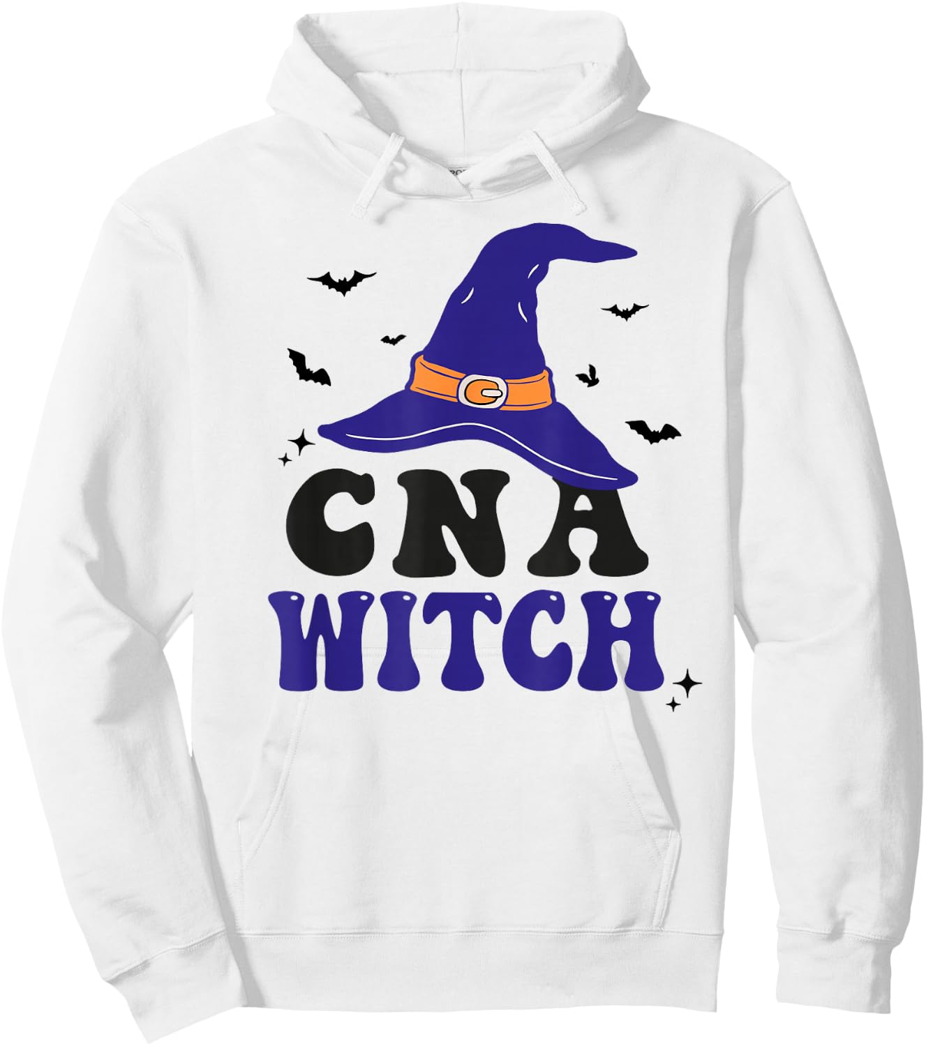 CNA Certified Nursing Assistant Witch Halloween Matching Hoodie - Hoodie | White