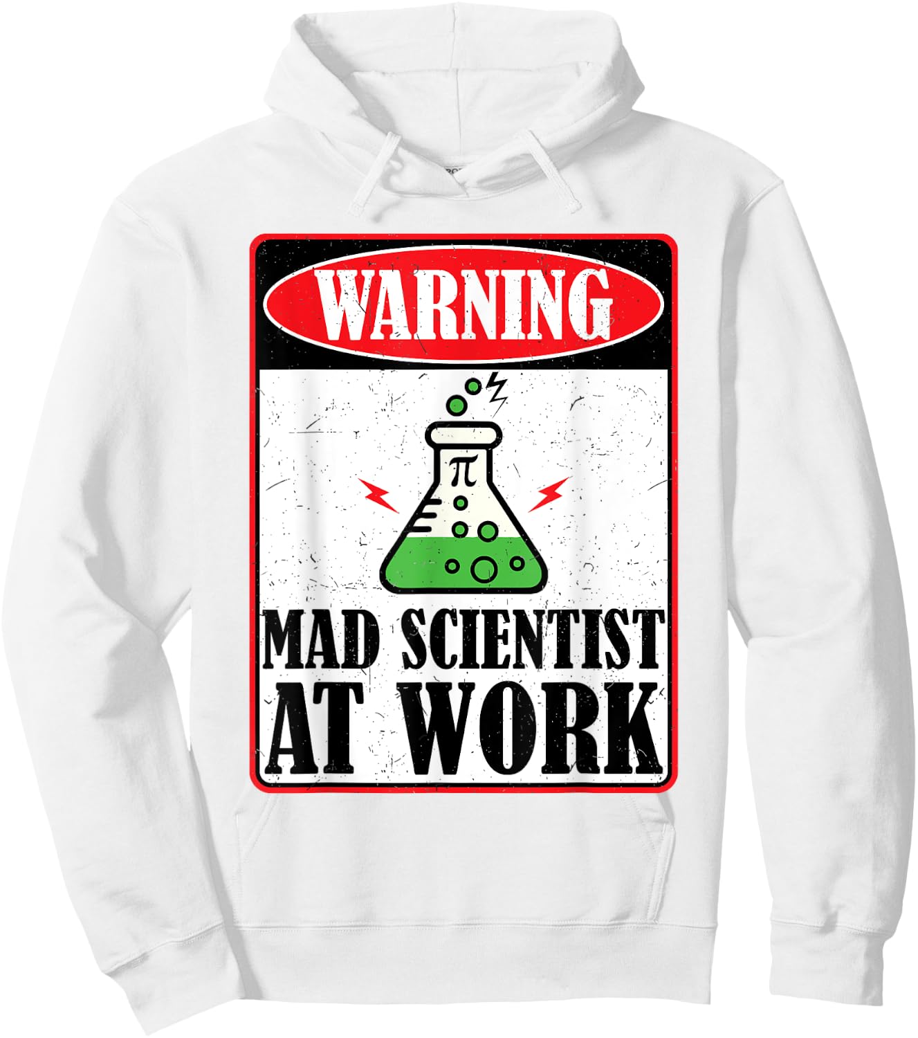 Funny Mad Scientist Costume Science Chemistry Kids Boy Adult Hoodie - Hoodie | White