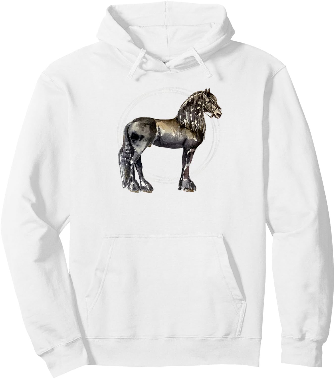 Friesian horse Hoodie - Hoodie | White